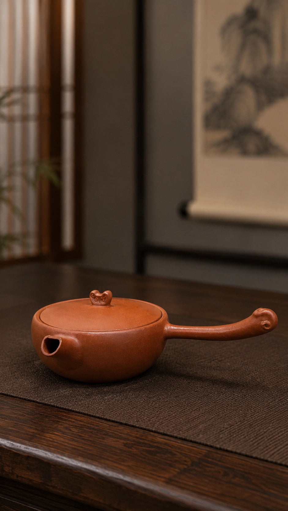 Product view 1 of 80ml Tang Yu zisha teapot in Jiangponi Clay, No. 105