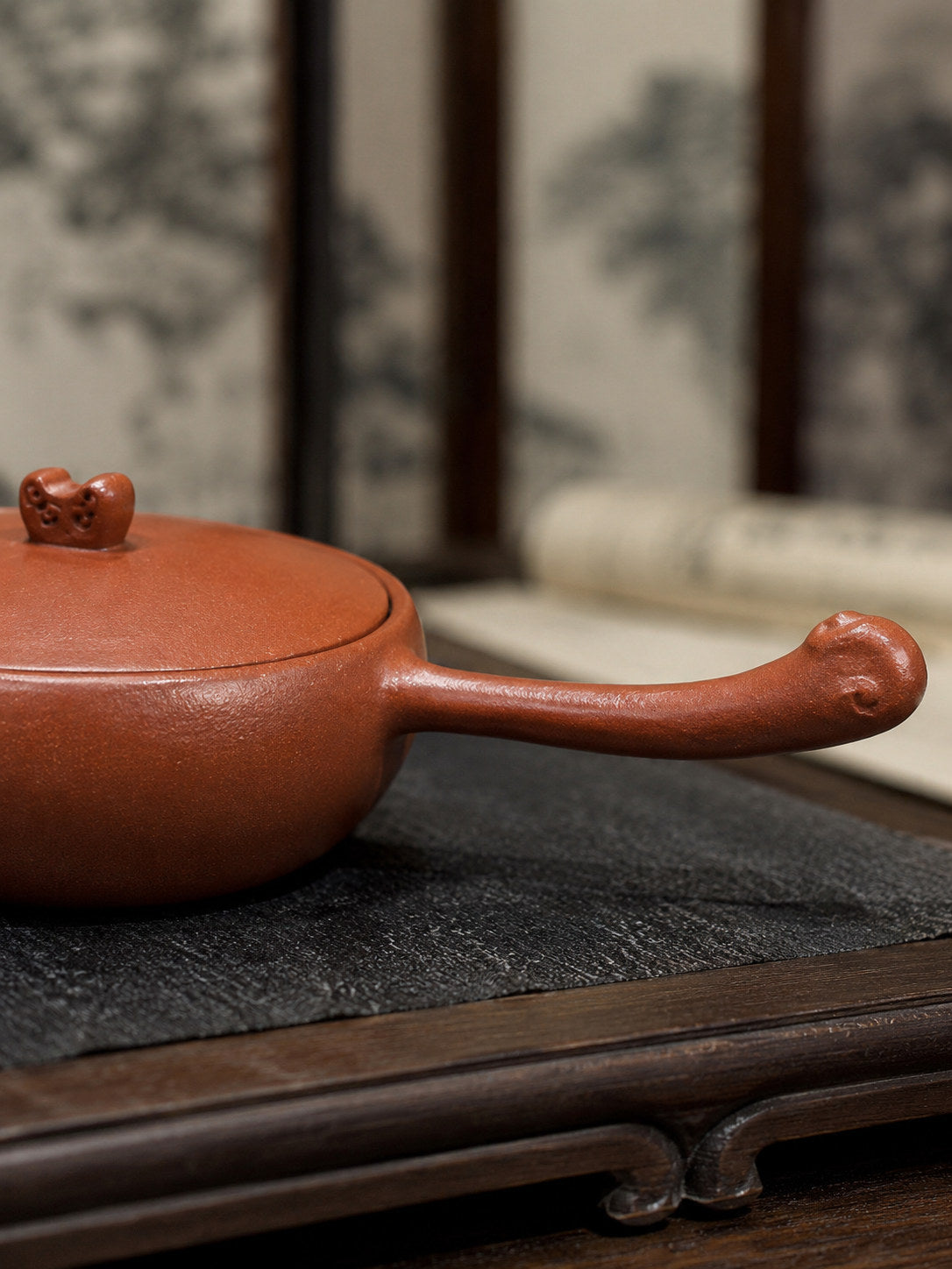 Product view 3 of 80ml Tang Yu zisha teapot in Jiangponi Clay, No. 105