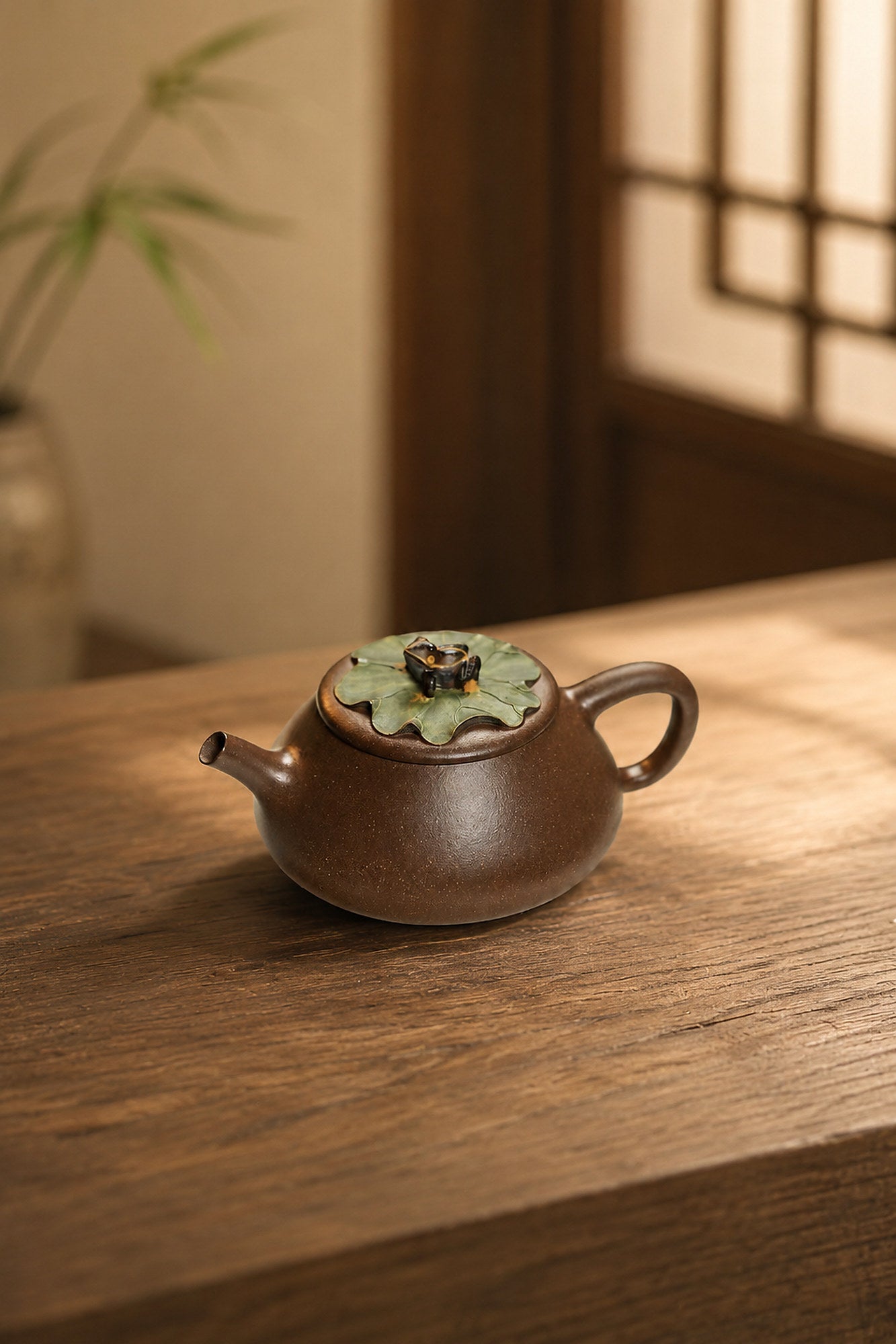 Product view 2 of 135ml Ting Quan zisha teapot in Aged Duanni Clay, No. 230