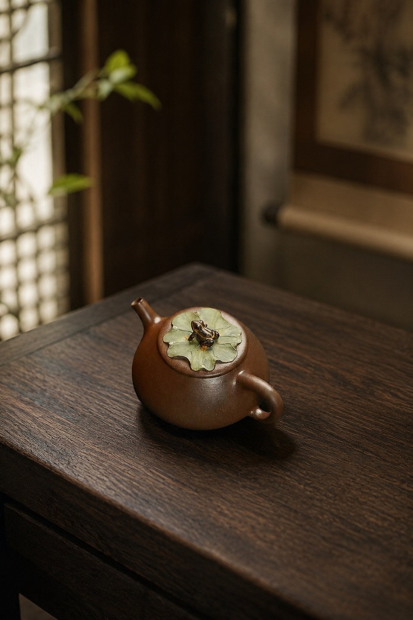 Product view 3 of 135ml Ting Quan zisha teapot in Aged Duanni Clay, No. 230