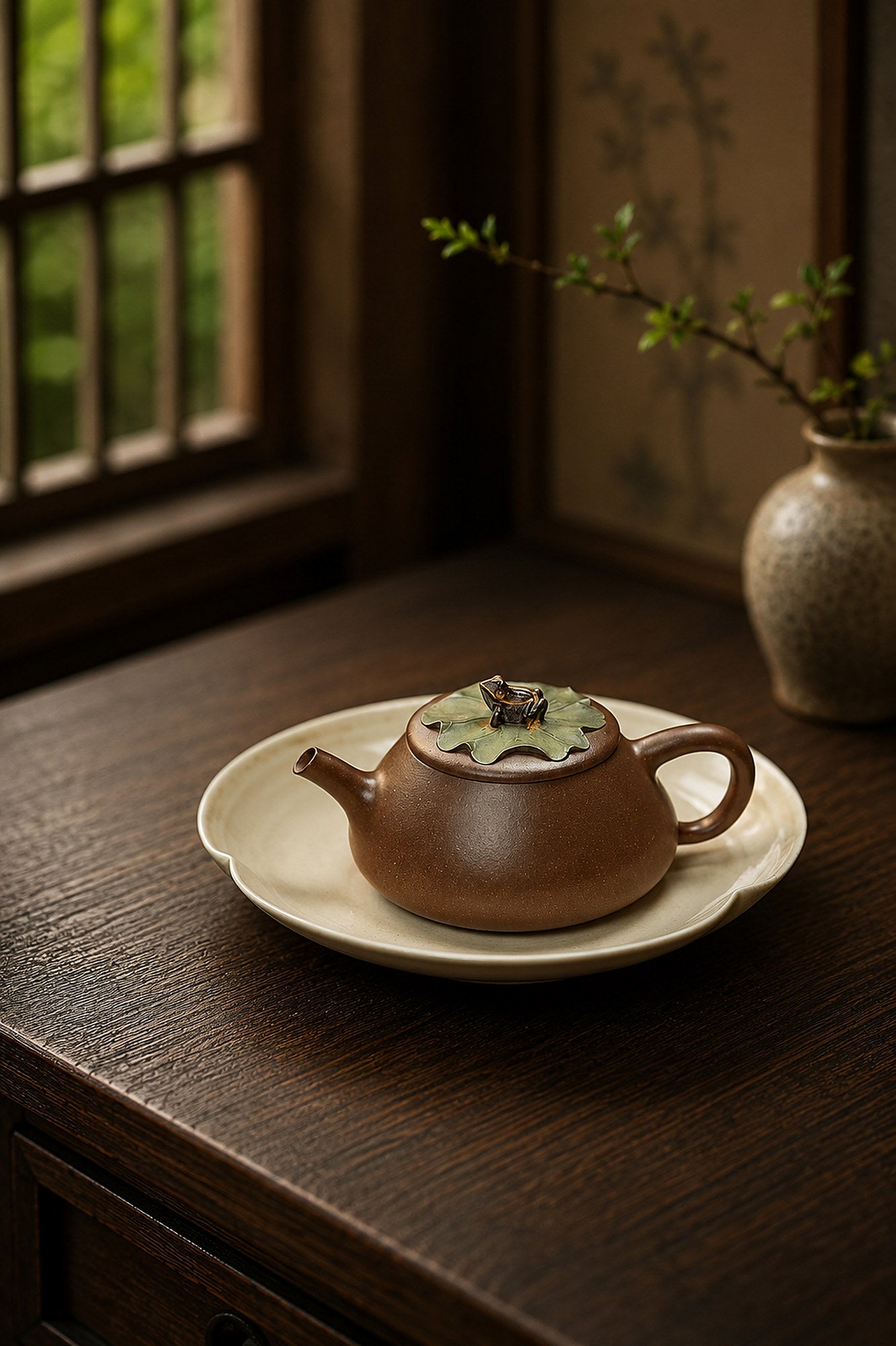 Product view 5 of 135ml Ting Quan zisha teapot in Aged Duanni Clay, No. 230