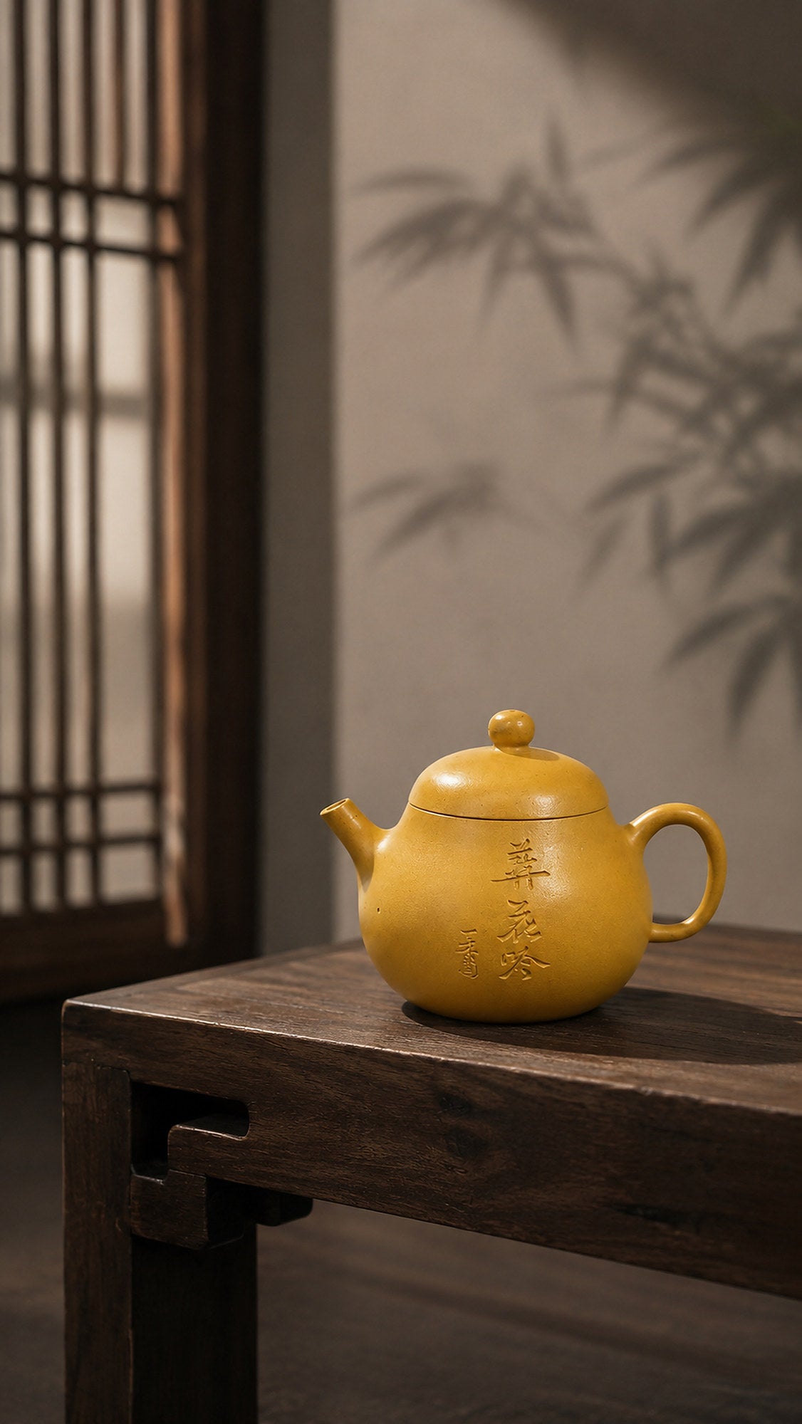 Product view 4 of 90ml Wendan zisha teapot in Golden Duanni Clay, No. 037