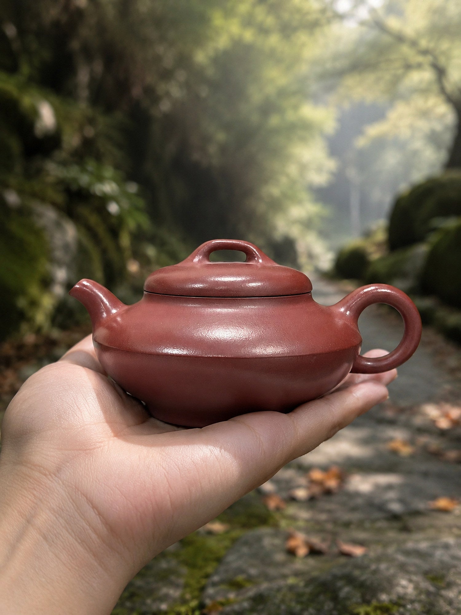 Product view 2 of 180ml Xian Yuan zisha teapot in Longxuesha Clay, No. 132