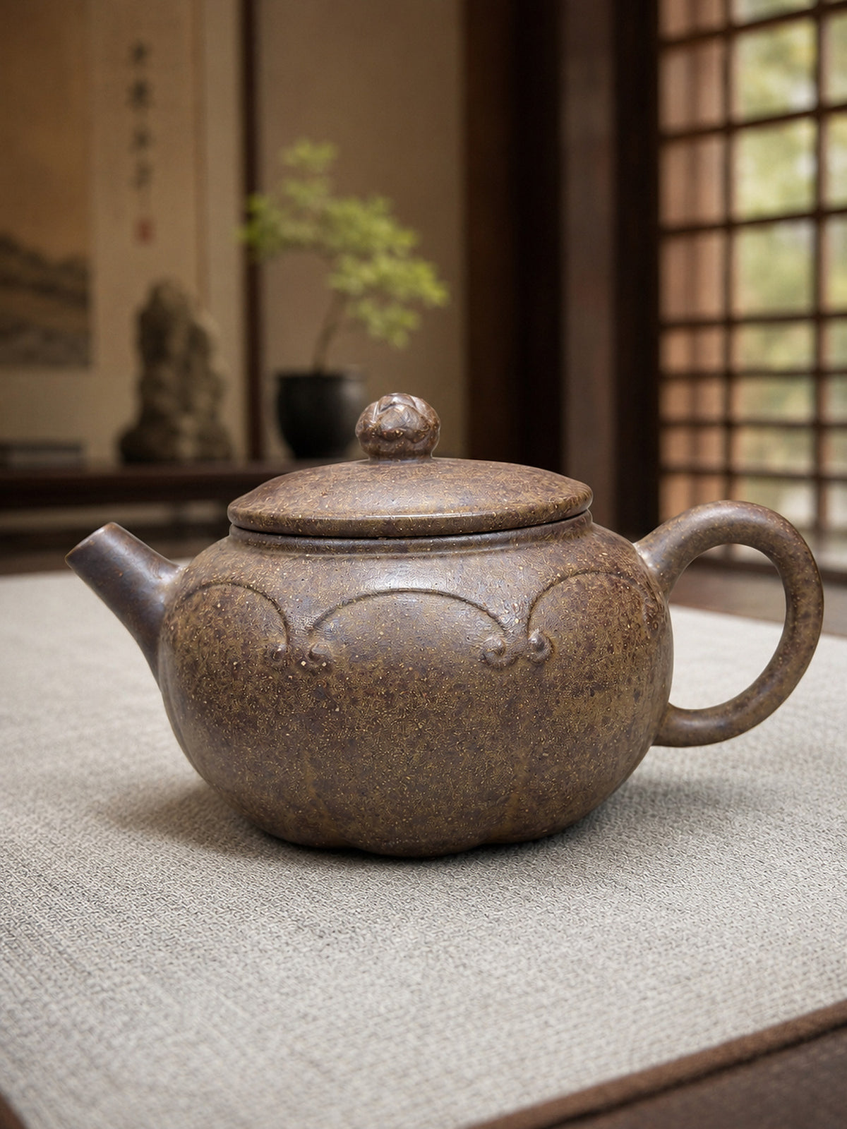 Product view 4 of 200ml Xiang Tong Ru Yi zisha teapot in Xiekeqing Clay, No. 202