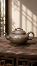 Product view 1 of 120ml Xiang Yun Ru Yi zisha teapot in Xiekeqing Clay, No. 195