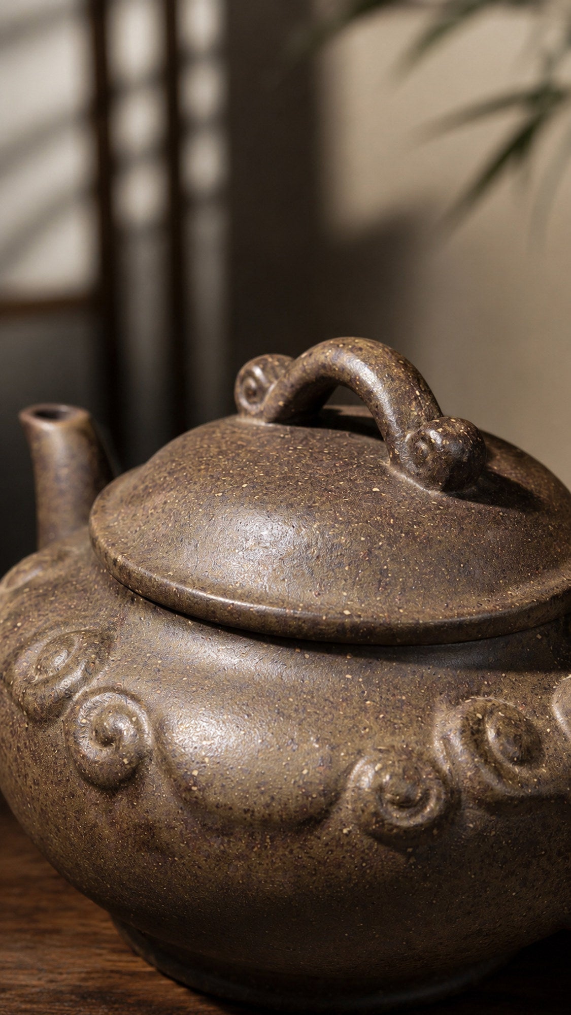 Product view 3 of 120ml Xiang Yun Ru Yi zisha teapot in Xiekeqing Clay, No. 195