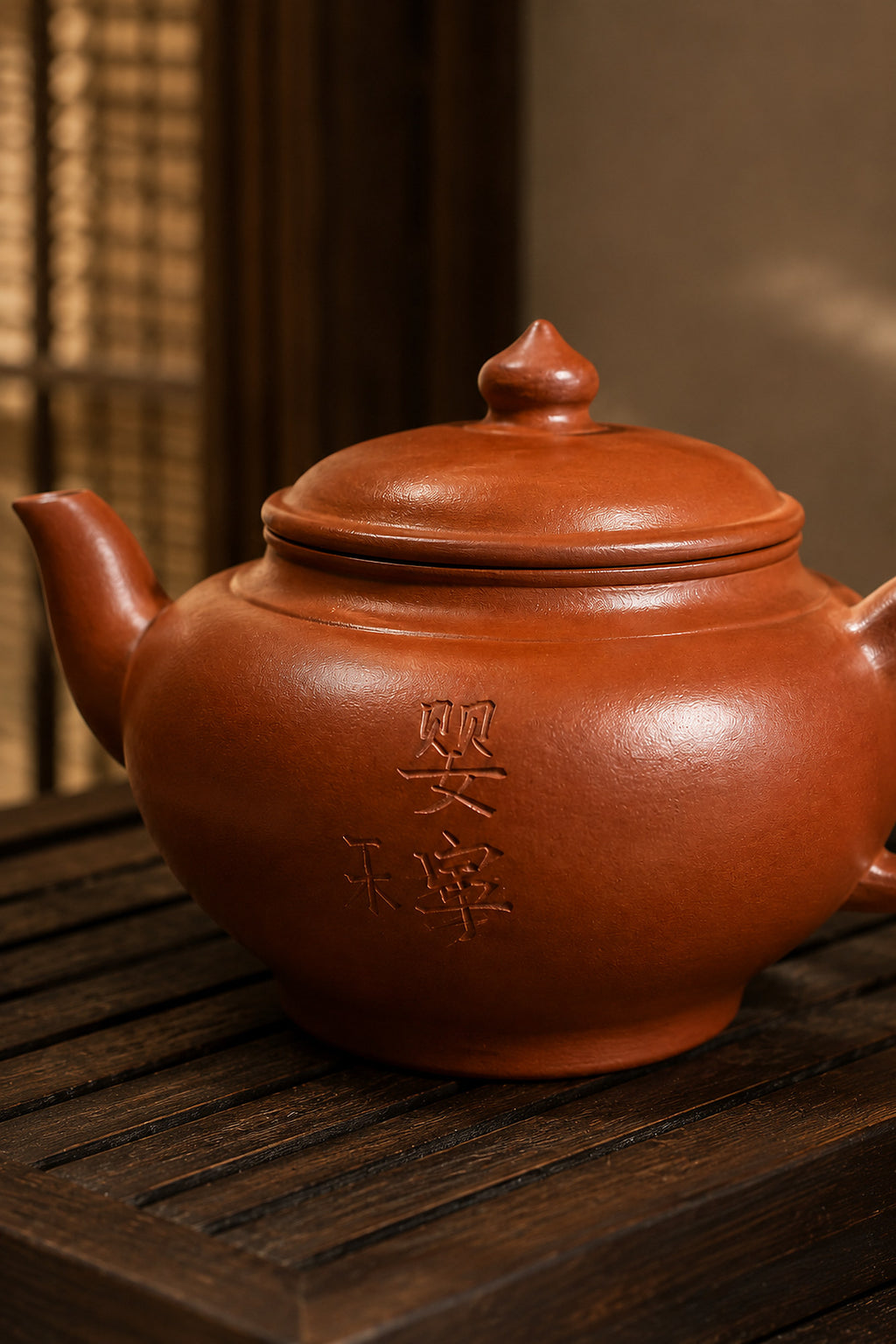 Product view 3 of 160ml Xiao Ying zisha teapot in Zhuni Clay, No. 040