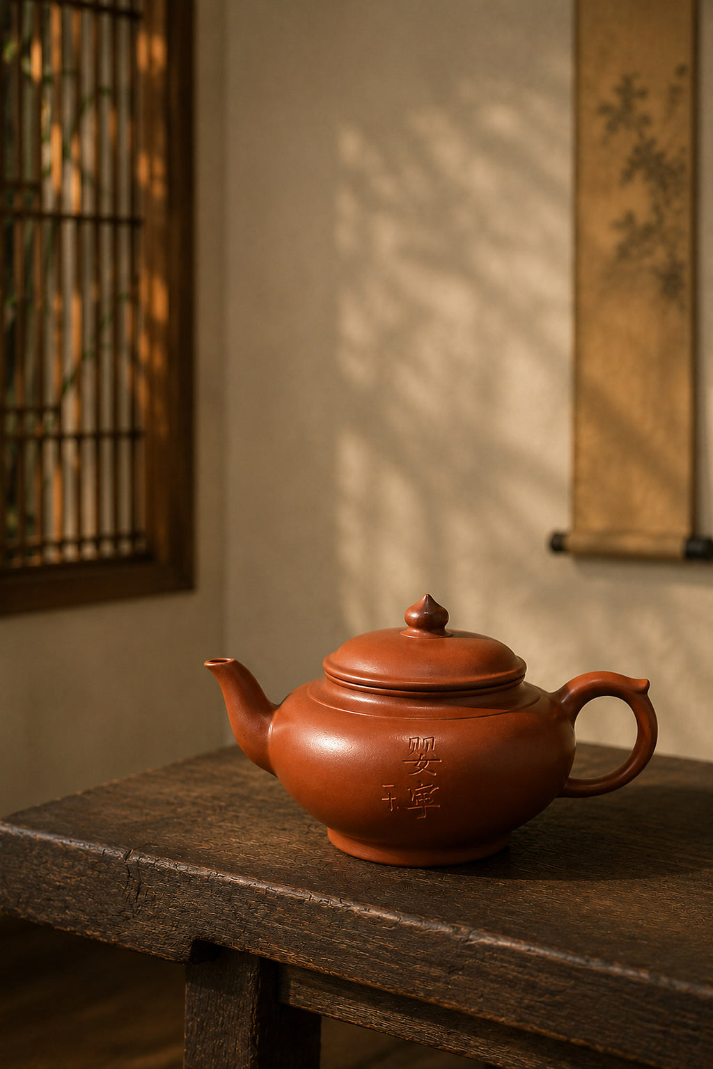 Product view 4 of 160ml Xiao Ying zisha teapot in Zhuni Clay, No. 040