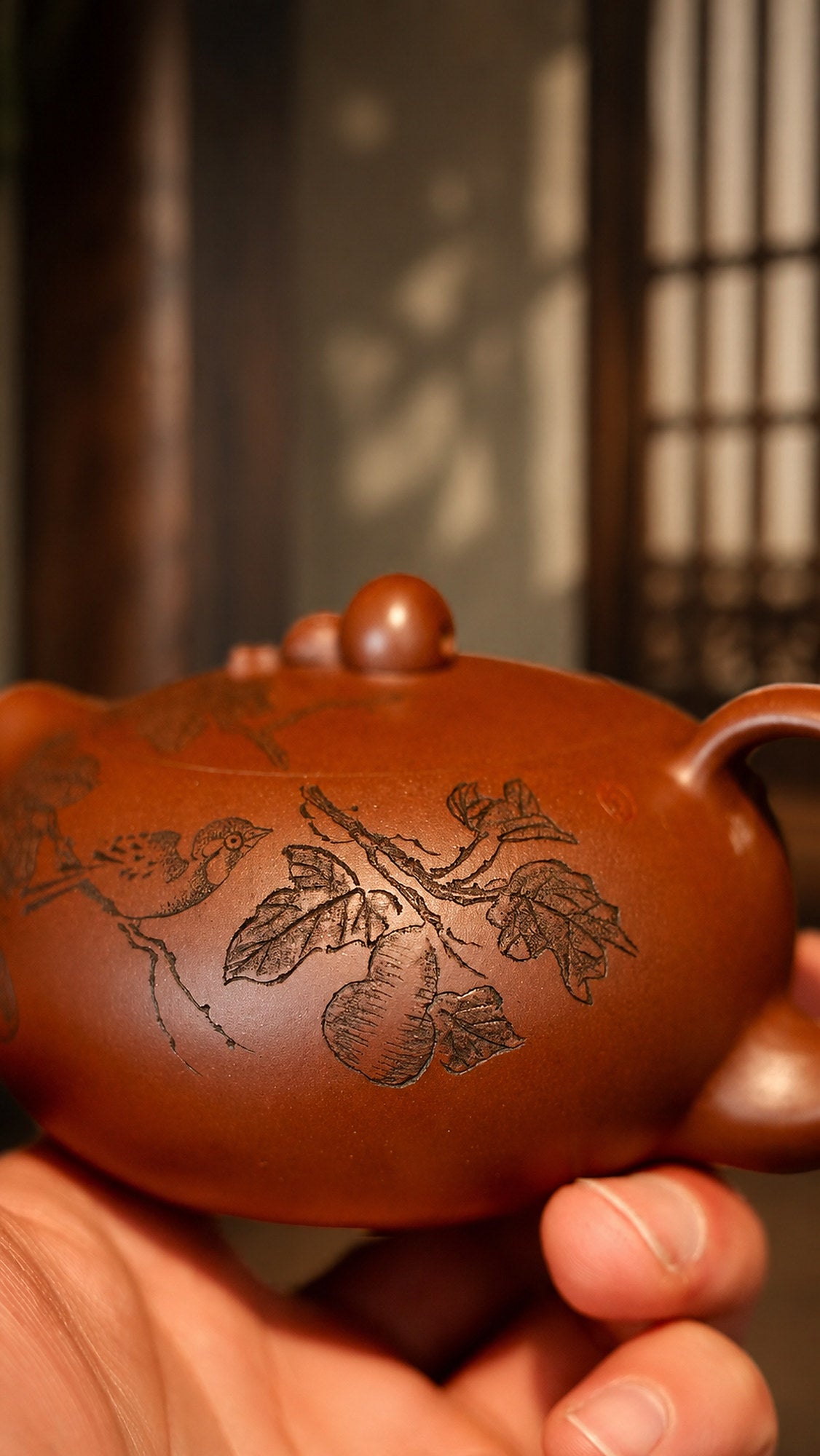 Product view 1 of 150ml Xishi zisha teapot in Aged Zini Clay, No. 401