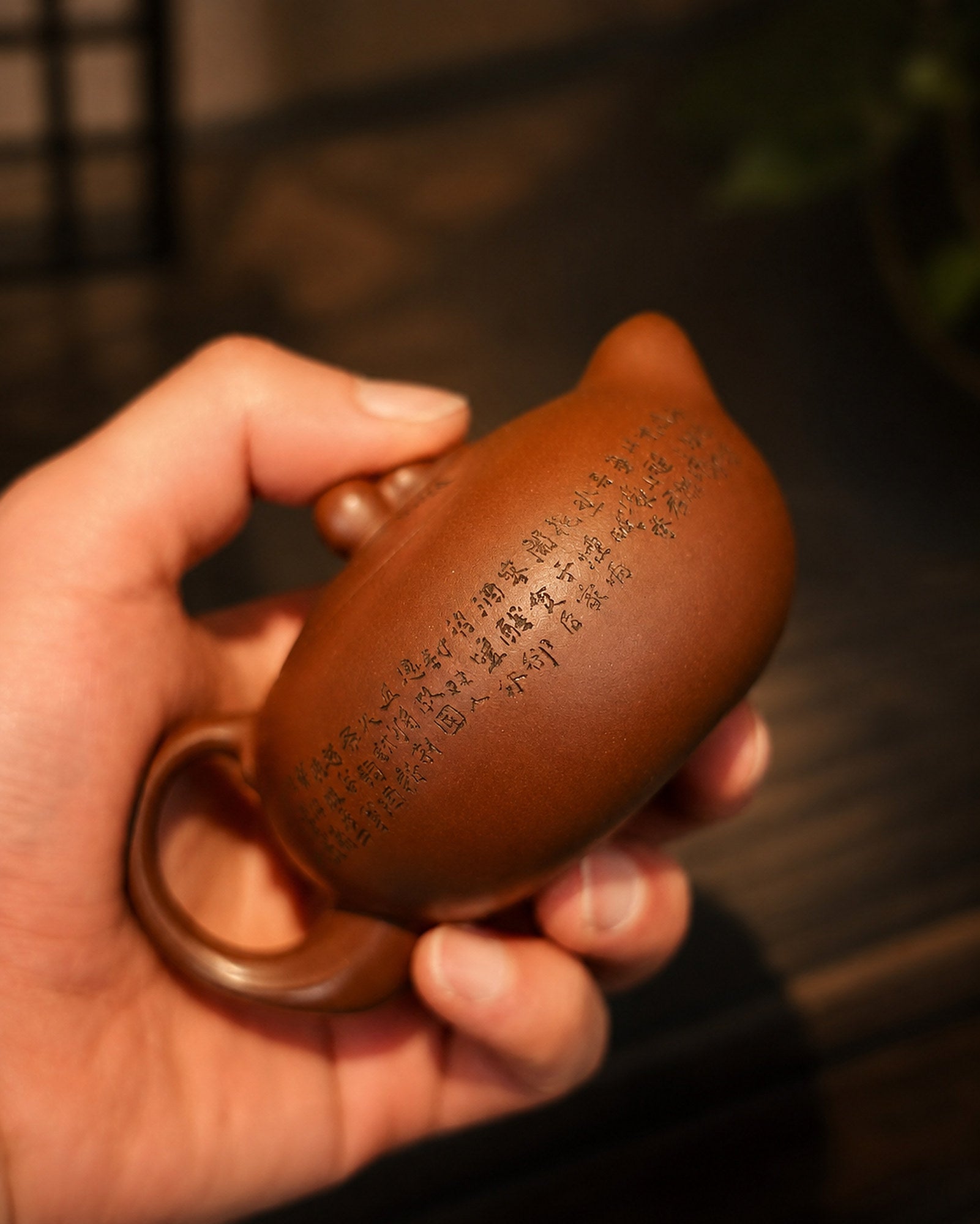 Product view 3 of 150ml Xishi zisha teapot in Aged Zini Clay, No. 401