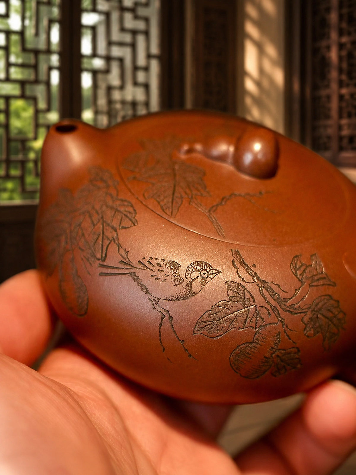 Product view 6 of 150ml Xishi zisha teapot in Aged Zini Clay, No. 401