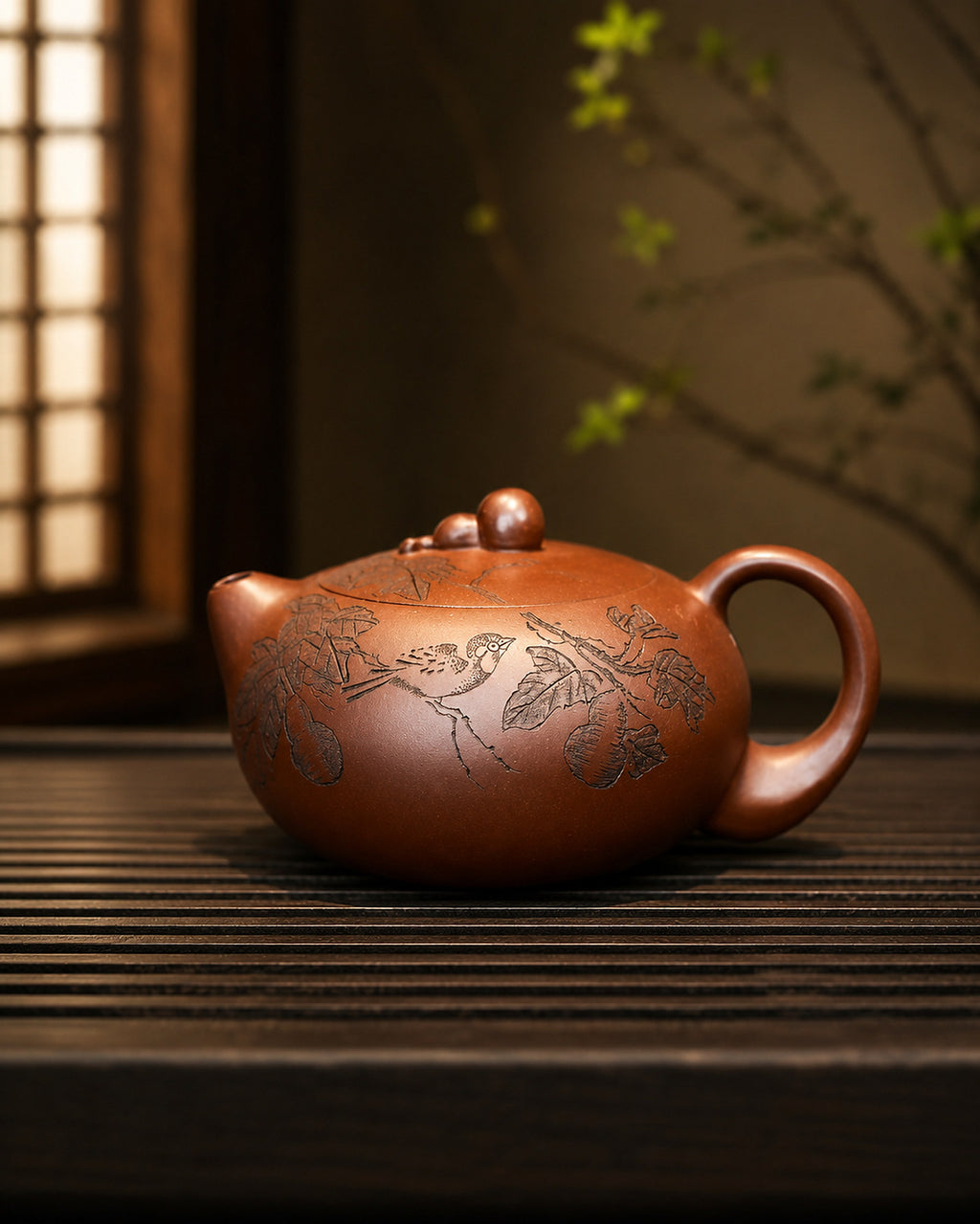 Product view 7 of 150ml Xishi zisha teapot in Aged Zini Clay, No. 401