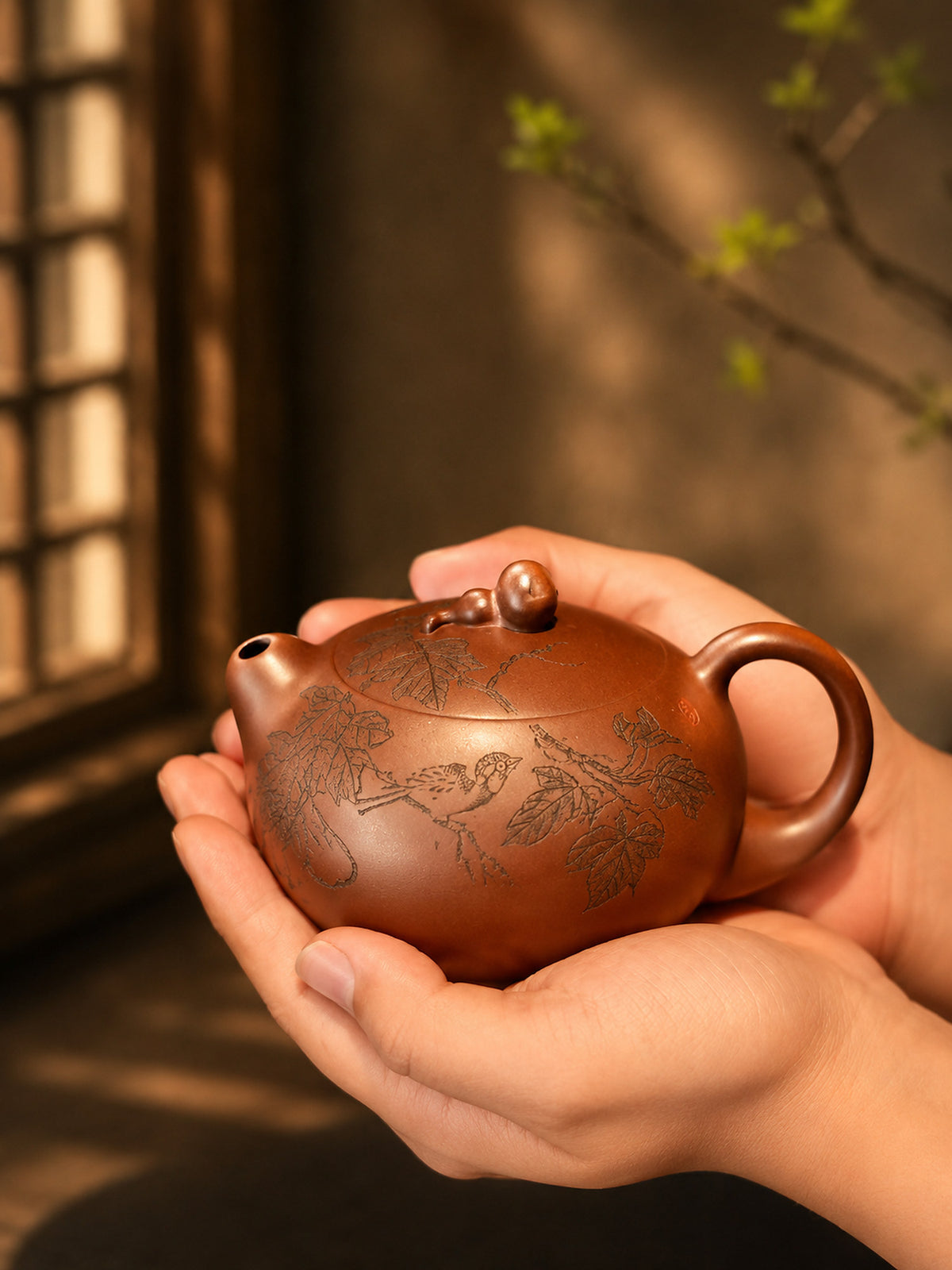 Product view 9 of 150ml Xishi zisha teapot in Aged Zini Clay, No. 401