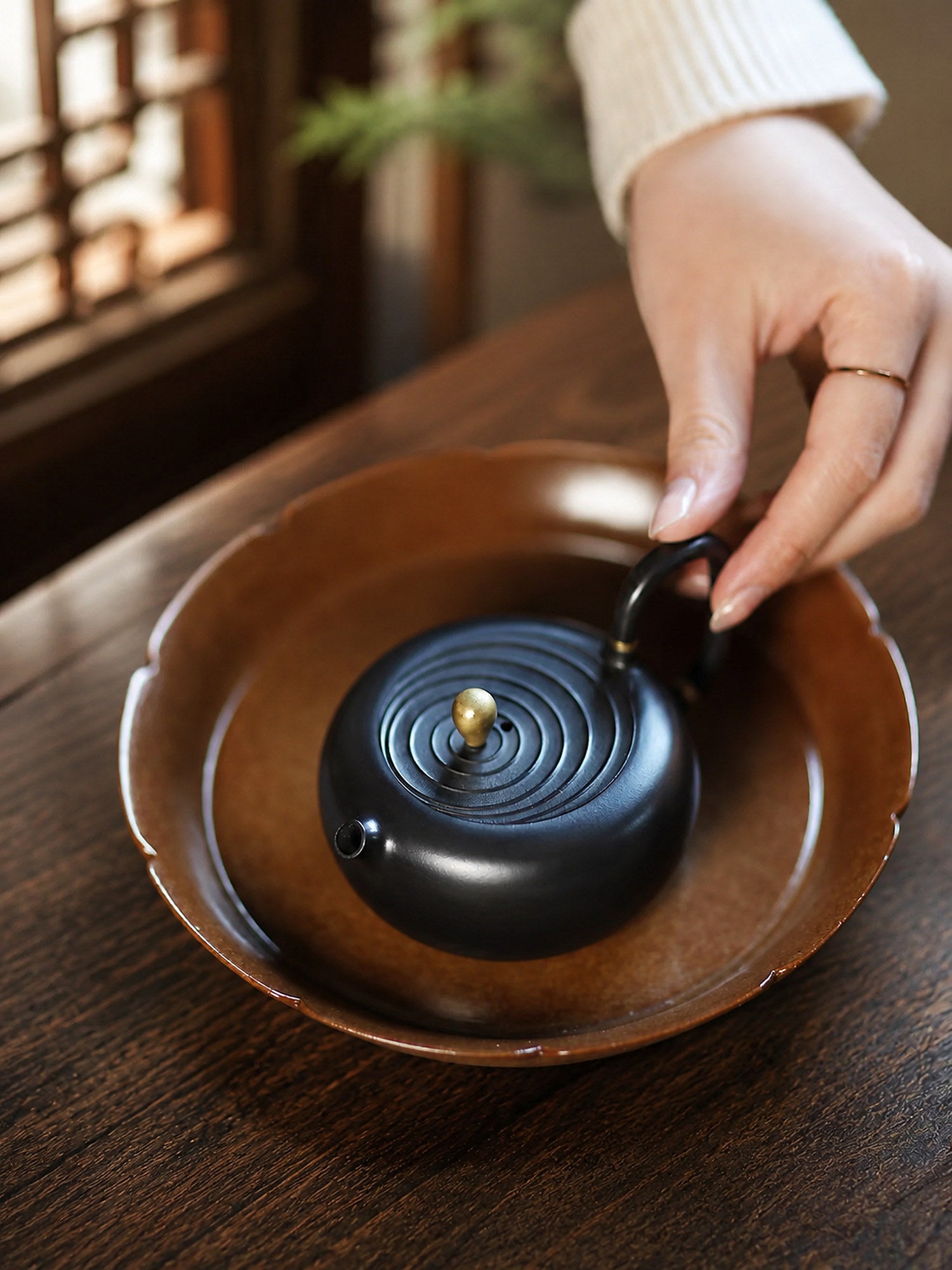 Product view 6 of 130ml Xishi zisha teapot in Ash-Fired Zini Clay, No. 397