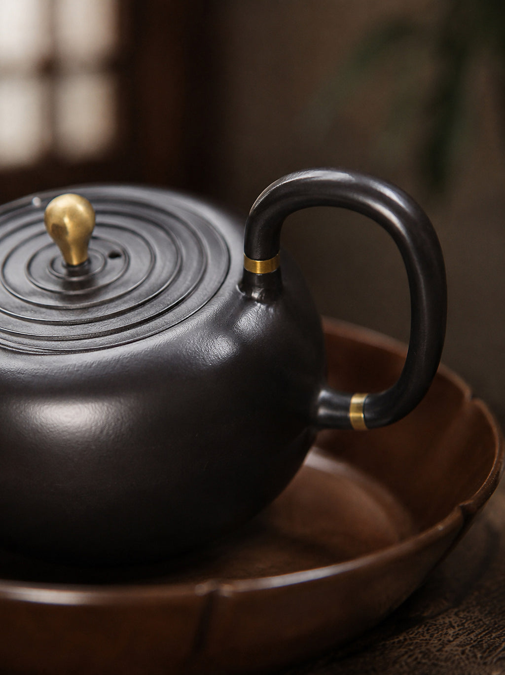 Product view 8 of 130ml Xishi zisha teapot in Ash-Fired Zini Clay, No. 397