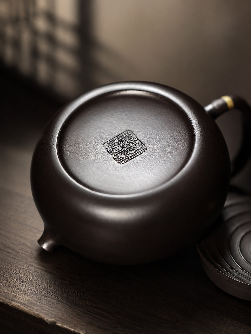 Product view 9 of 130ml Xishi zisha teapot in Ash-Fired Zini Clay, No. 397