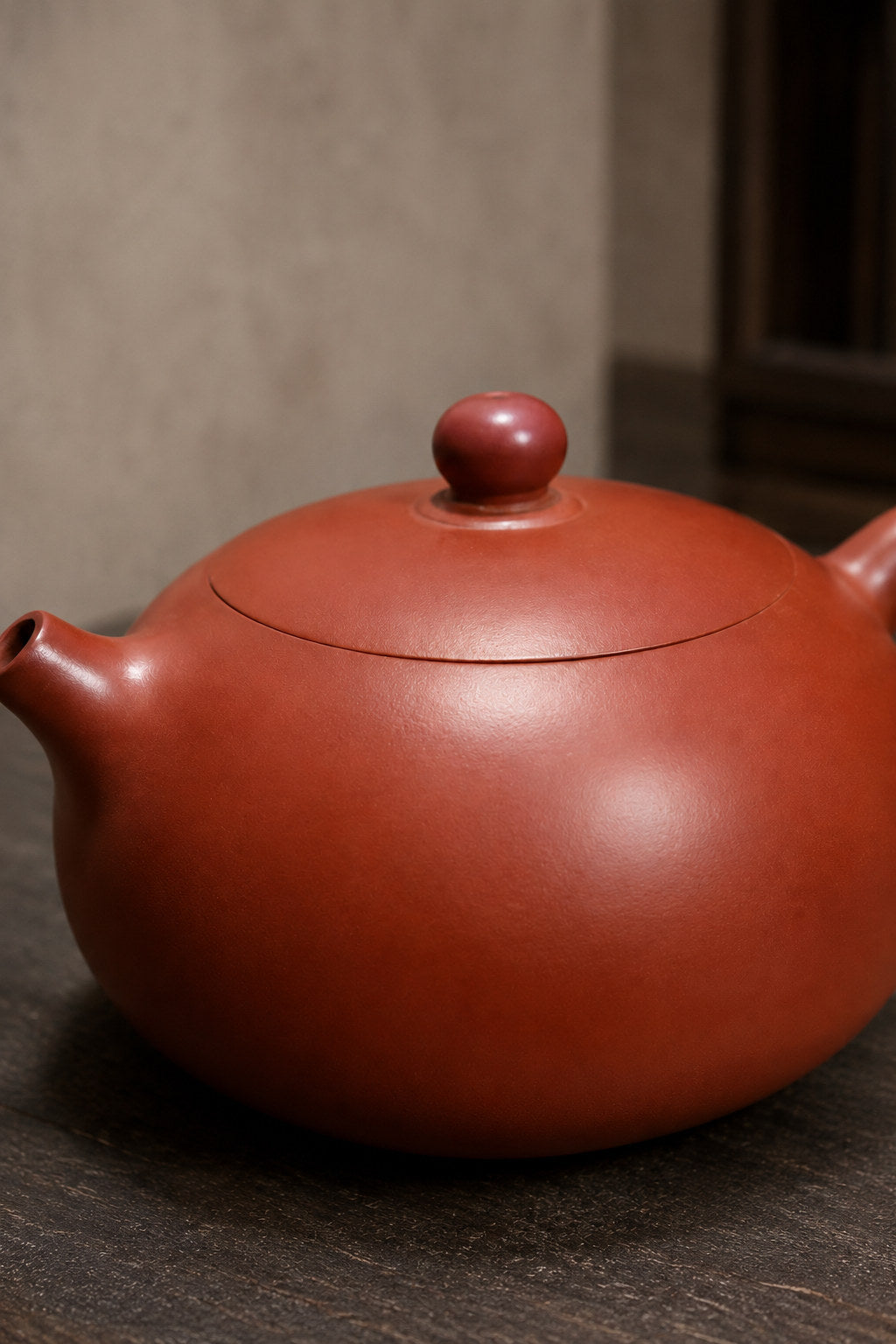 Product view 3 of 140ml Xishi zisha teapot in Dahongpao Clay, No. 080