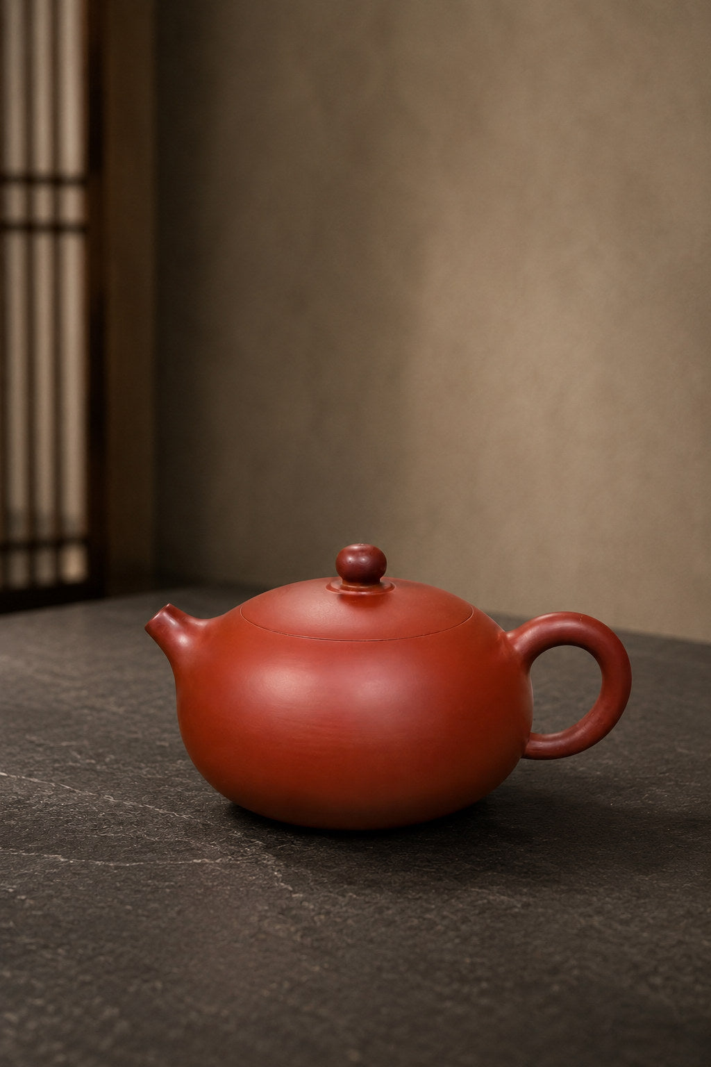 Product view 4 of 140ml Xishi zisha teapot in Dahongpao Clay, No. 080