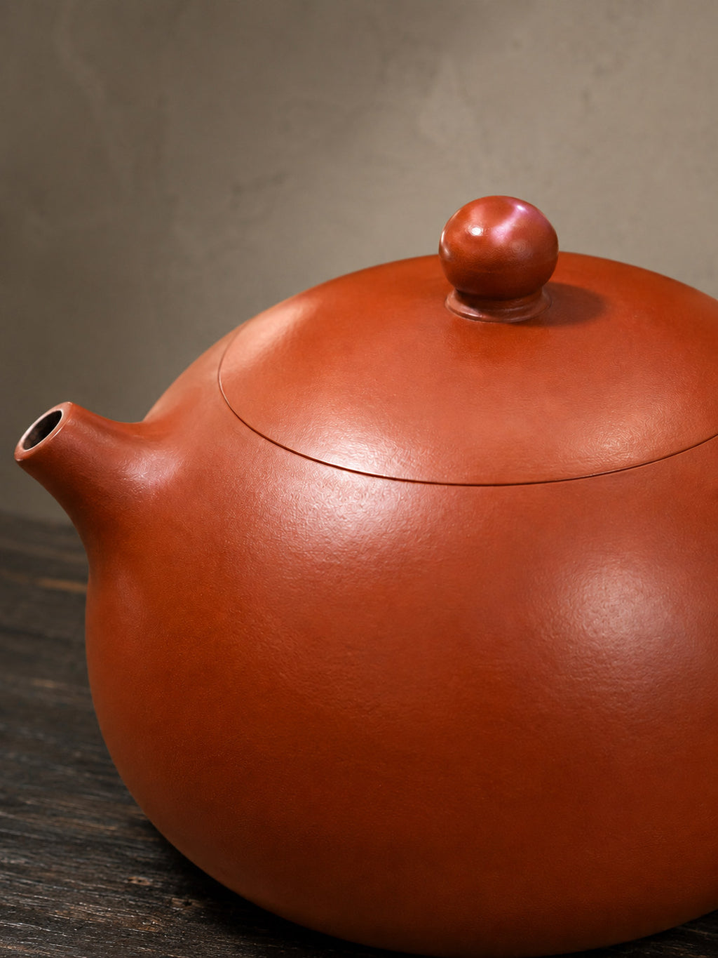 Product view 3 of 180ml Xishi zisha teapot in Dahongpao Clay, No. 081