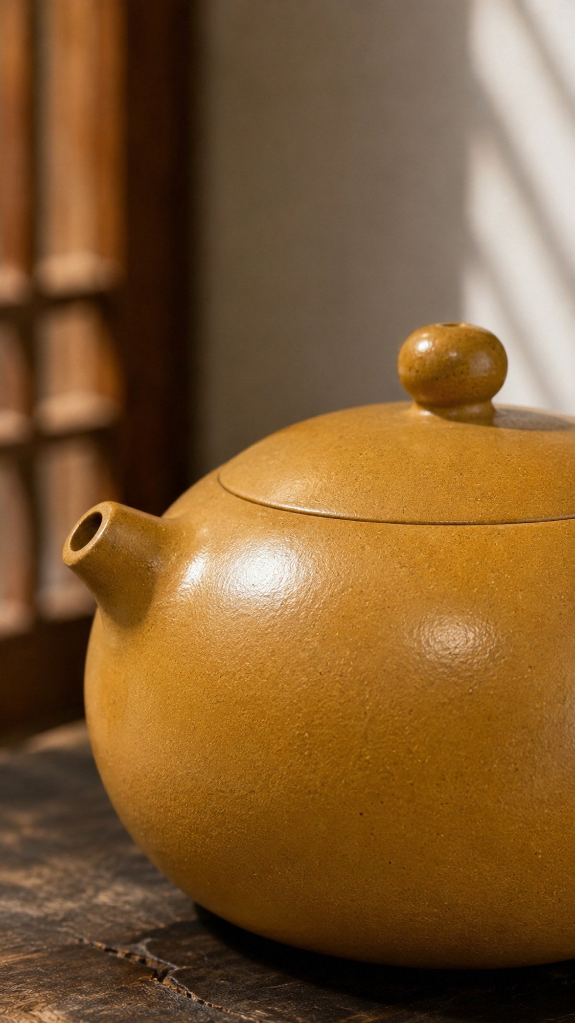 Product view 3 of 100ml Xishi zisha teapot in Golden Duanni Clay, No. 151