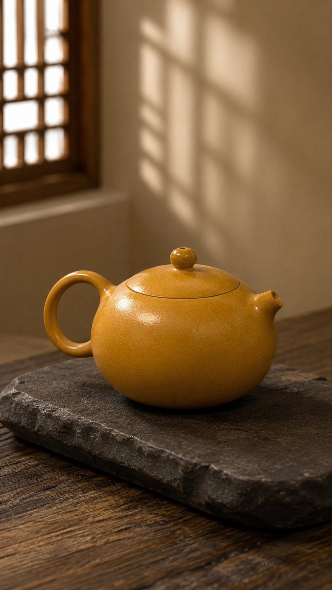 Product view 4 of 100ml Xishi zisha teapot in Golden Duanni Clay, No. 151