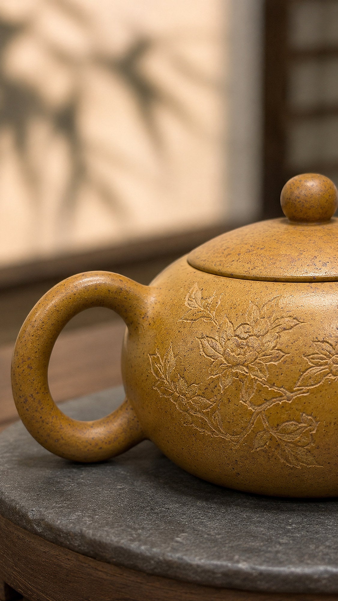 Product view 5 of 230ml Xishi zisha teapot in Golden Duanni Clay, No. 186