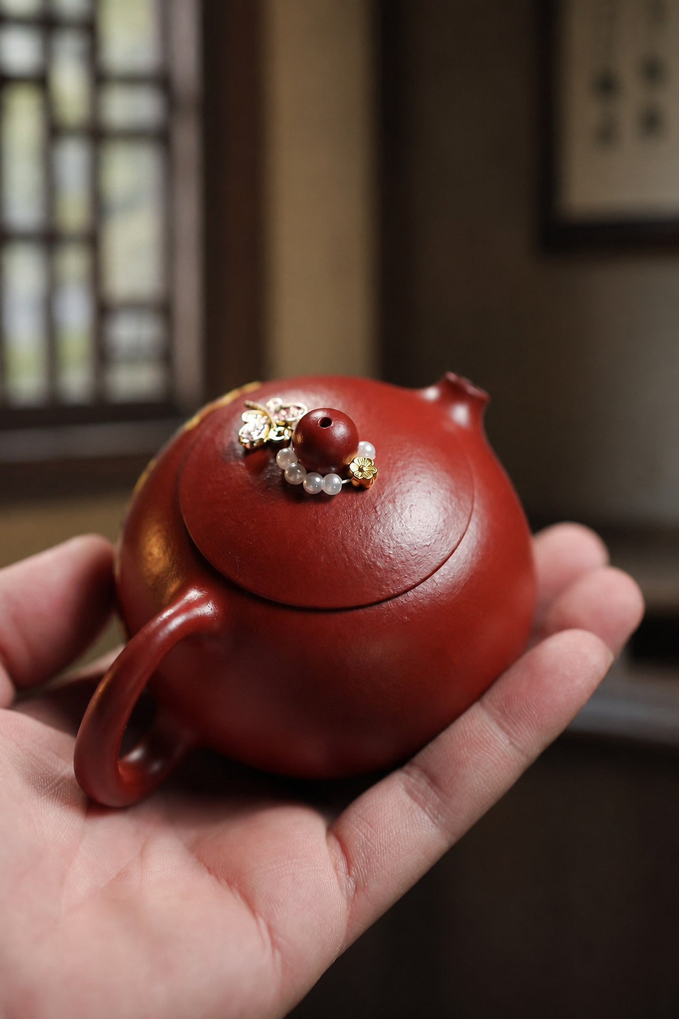Product view 3 of 180ml Xishi zisha teapot in Zhuni Clay, No. 320