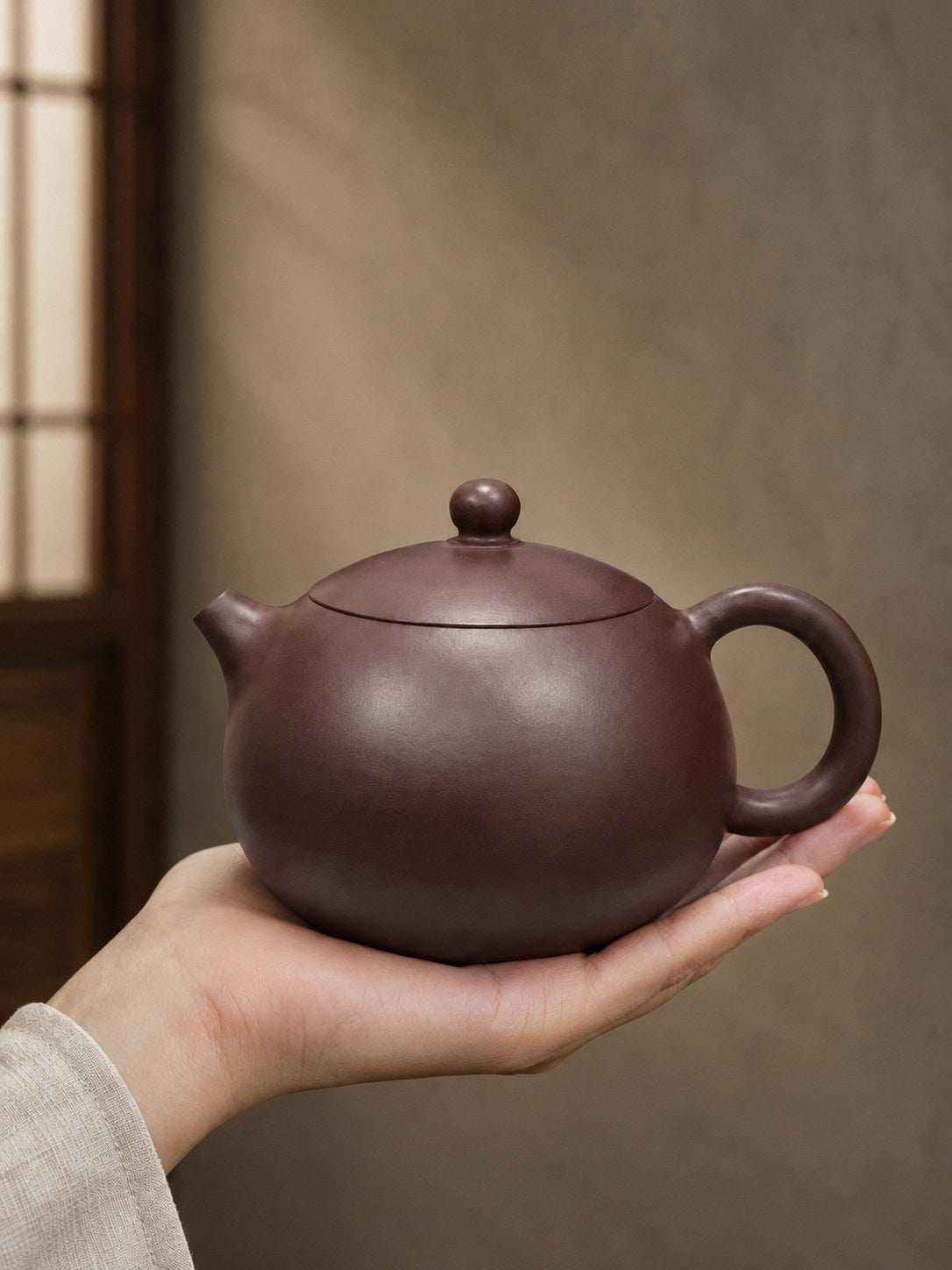 Product view 2 of 180ml Xishi zisha teapot in Zipao Yusha Clay, No. 076