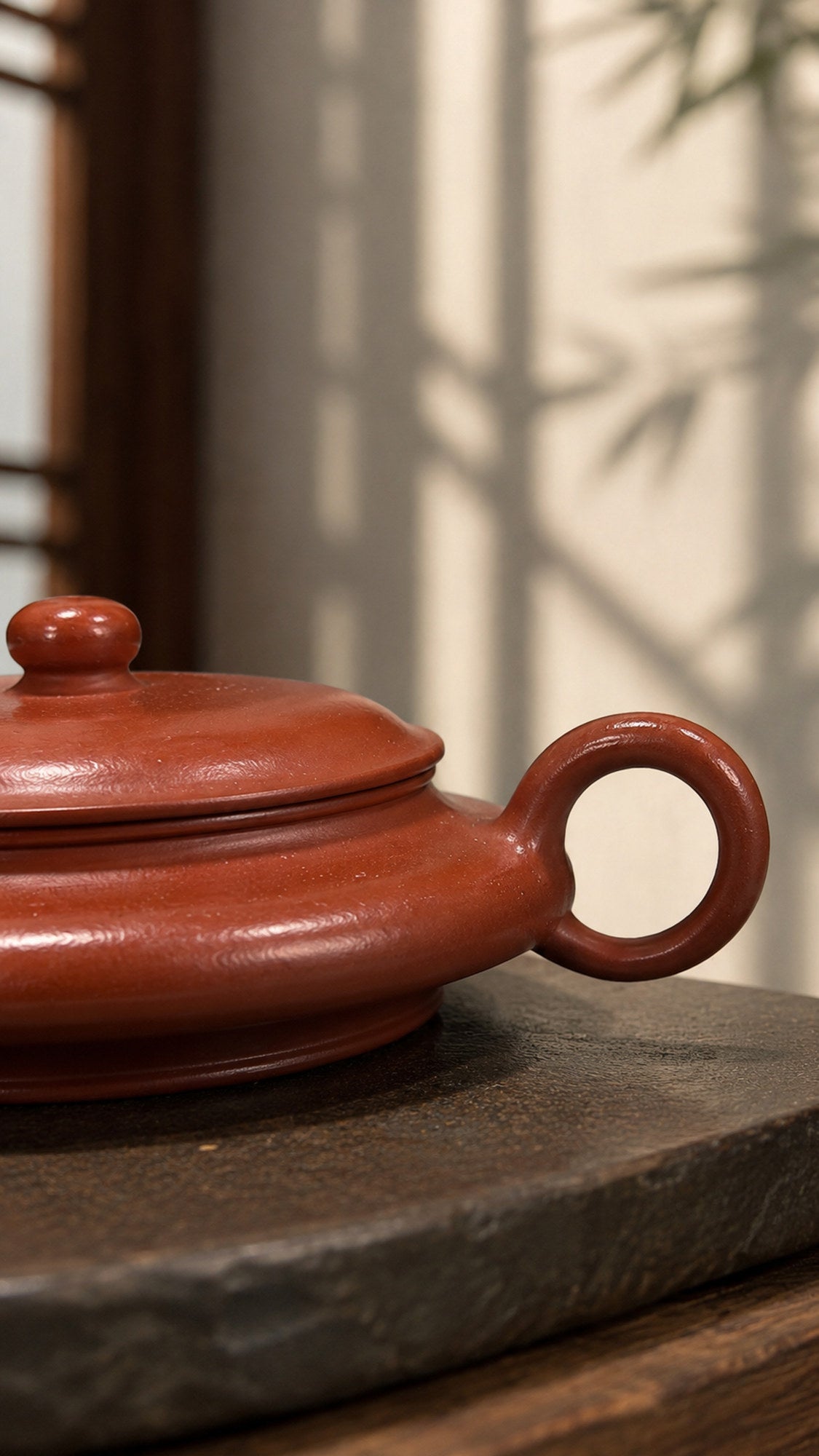 Product view 5 of 60ml Xu Bian zisha teapot in Dahongpao Clay, No. 209
