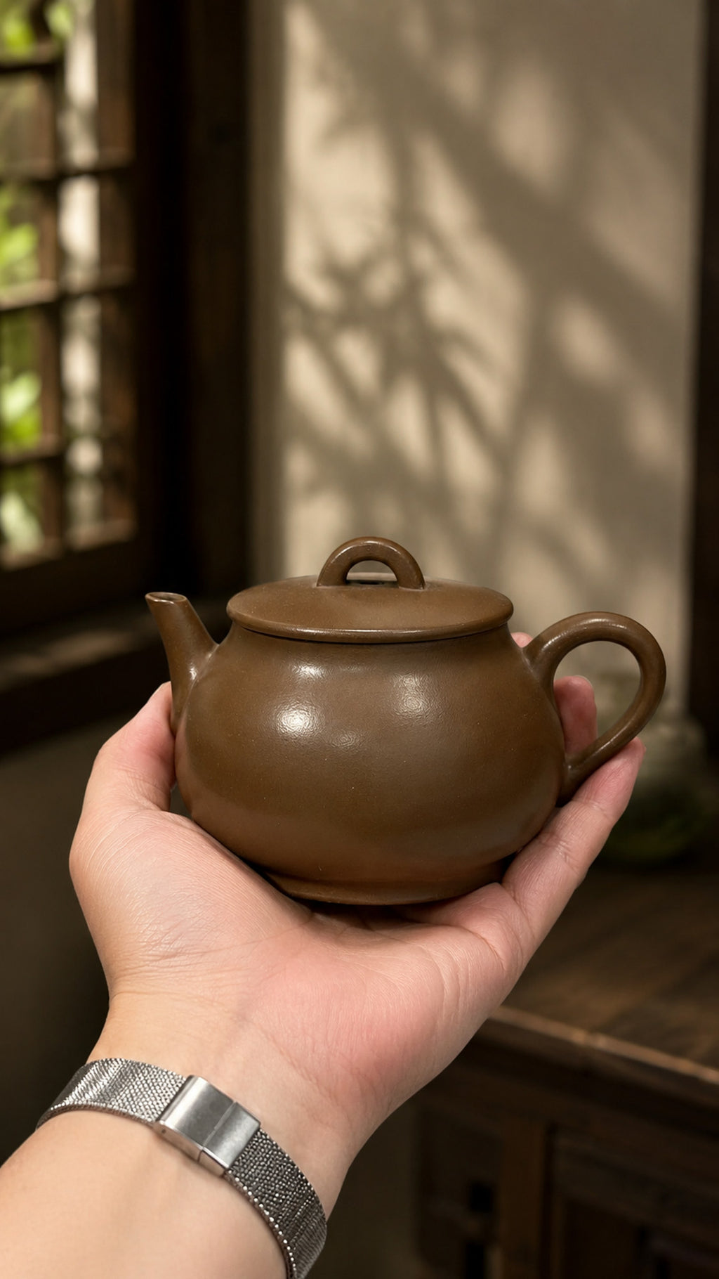 Product view 2 of 160ml Yi Pin zisha teapot in Chijin Zini Clay, No. 150
