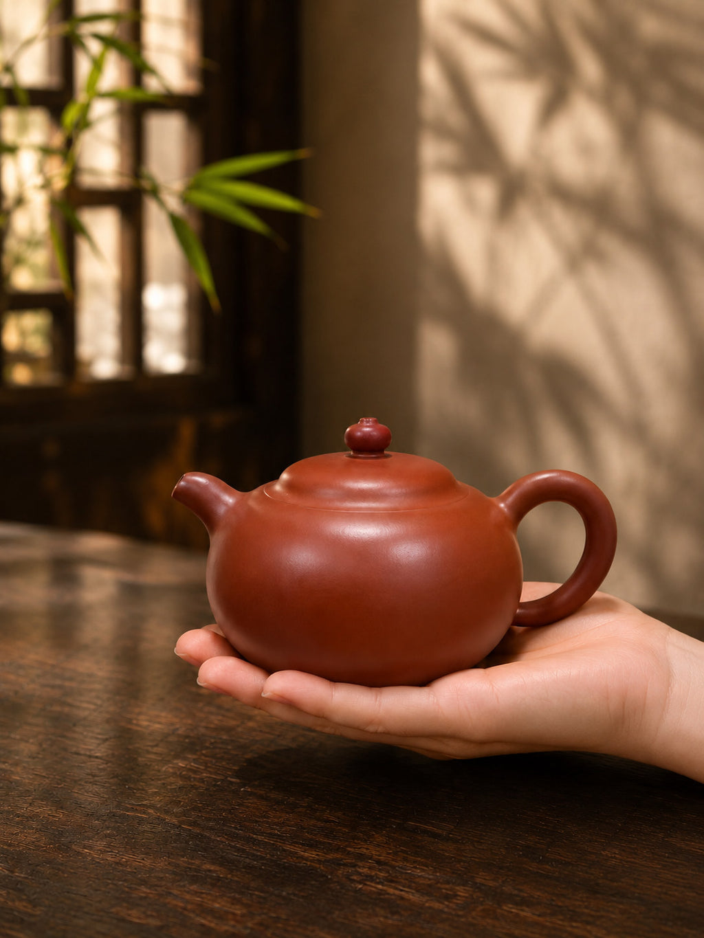 Product view 2 of 170ml Yu Ru zisha teapot in Dahongpao Clay, No. 090