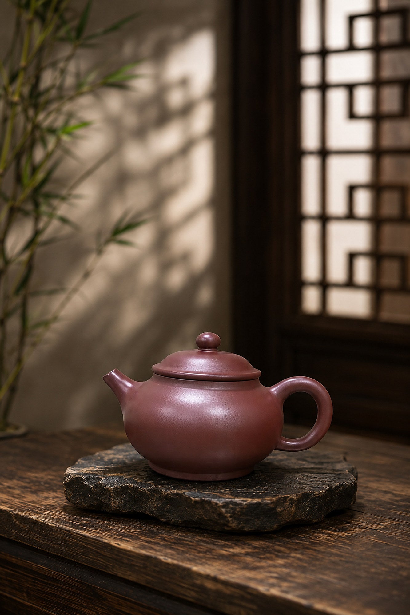 Product view 1 of 120ml Yuan Bao zisha teapot in Dicaoqing Zini Clay, No. 057