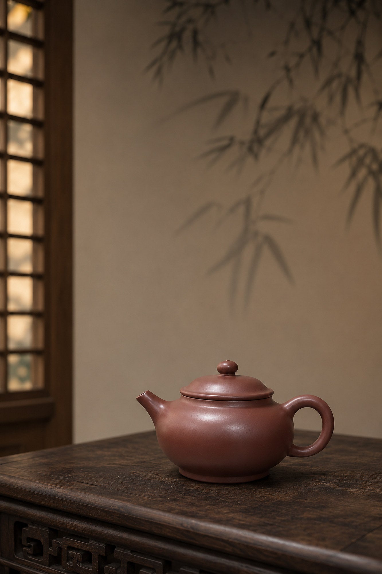 Product view 4 of 120ml Yuan Bao zisha teapot in Dicaoqing Zini Clay, No. 057