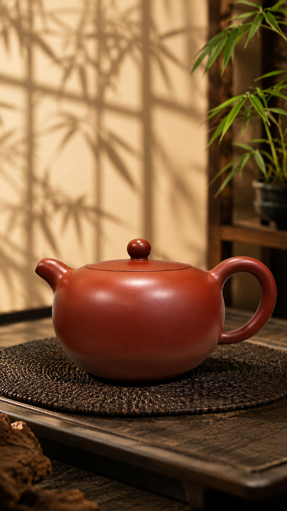 Product view 1 of 180ml Yuan Zhu zisha teapot in Dahongpao Clay, No. 096