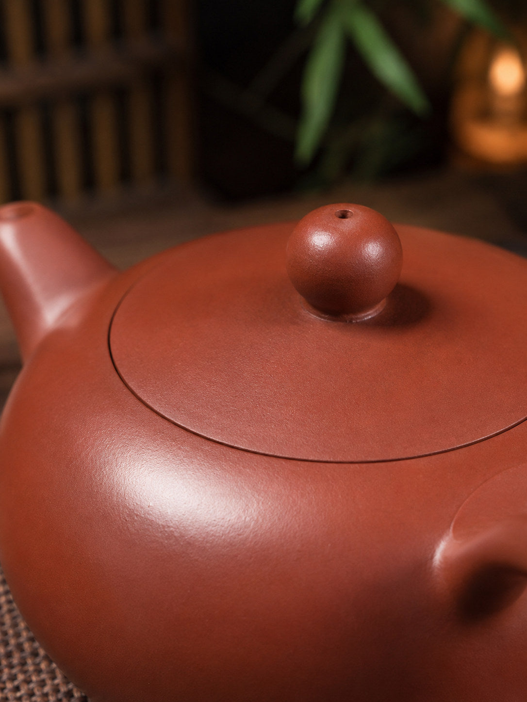 Product view 3 of 180ml Yuan Zhu zisha teapot in Dahongpao Clay, No. 096