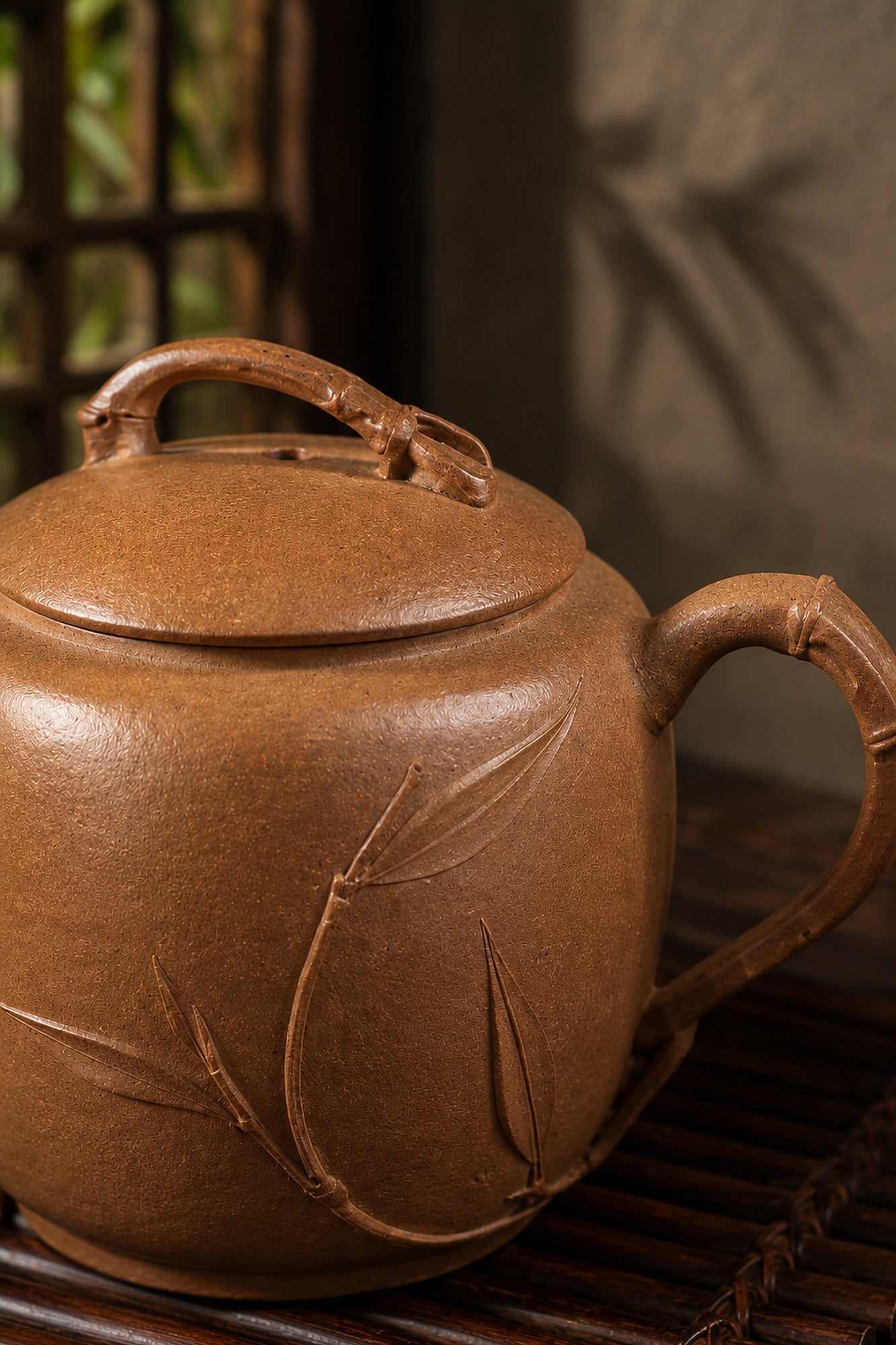 Product view 3 of 80ml Yuan Zhu zisha teapot in Golden Duanni Clay, No. 018