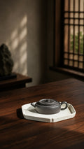 Product view 1 of 120ml Zhou Pan zisha teapot in Tianqingni Clay, No. 407