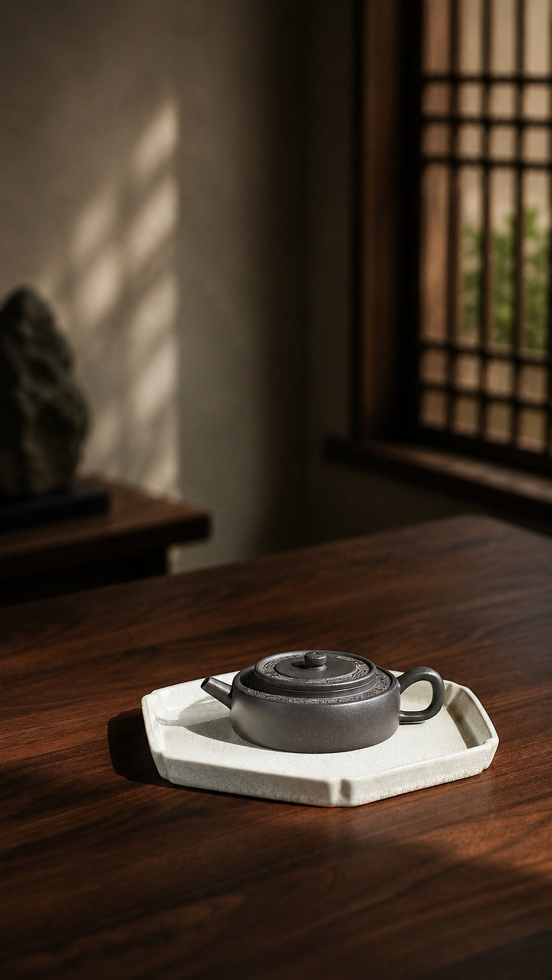 Product view 1 of 120ml Zhou Pan zisha teapot in Tianqingni Clay, No. 407