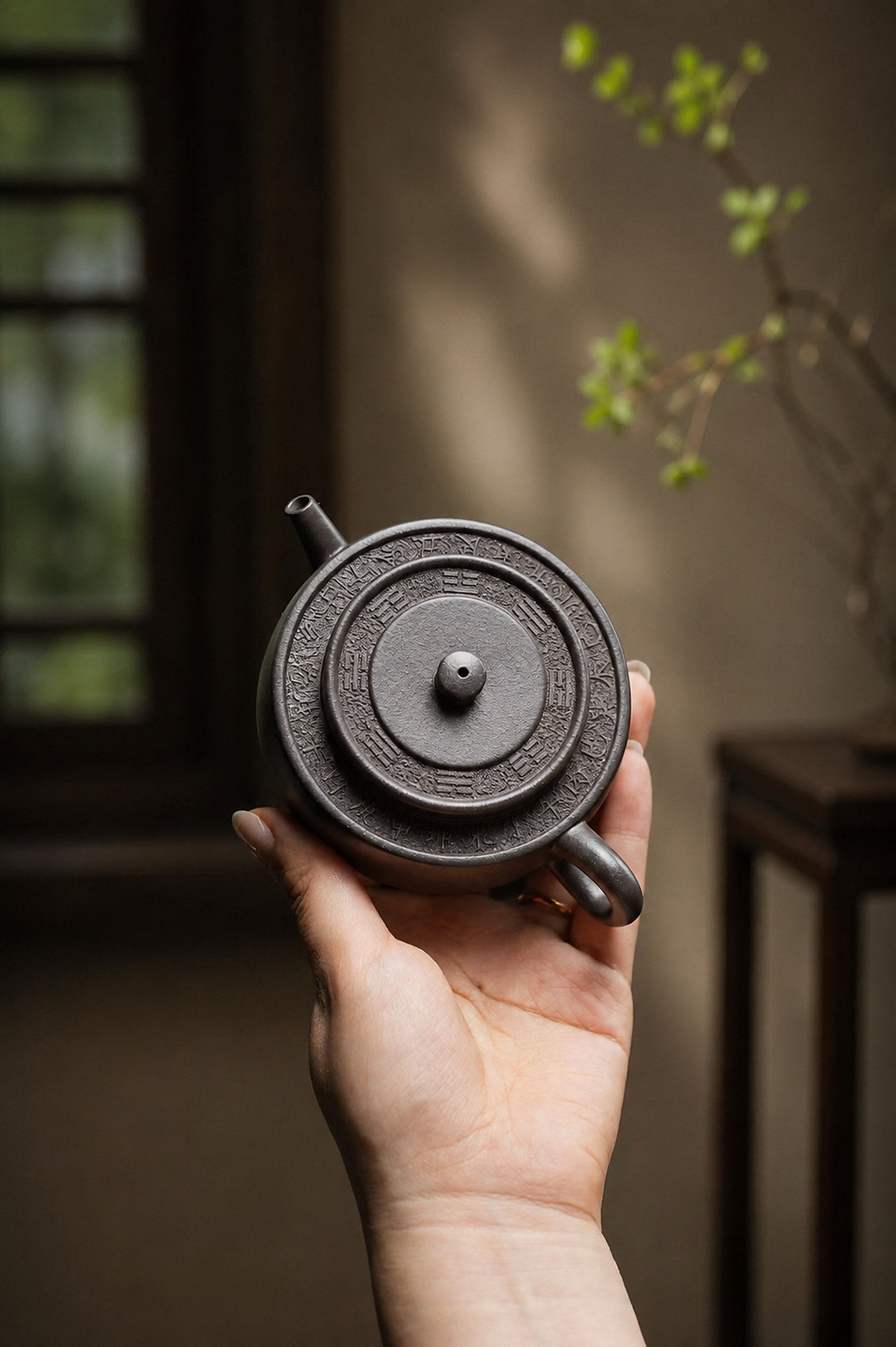 Product view 2 of 120ml Zhou Pan zisha teapot in Tianqingni Clay, No. 407
