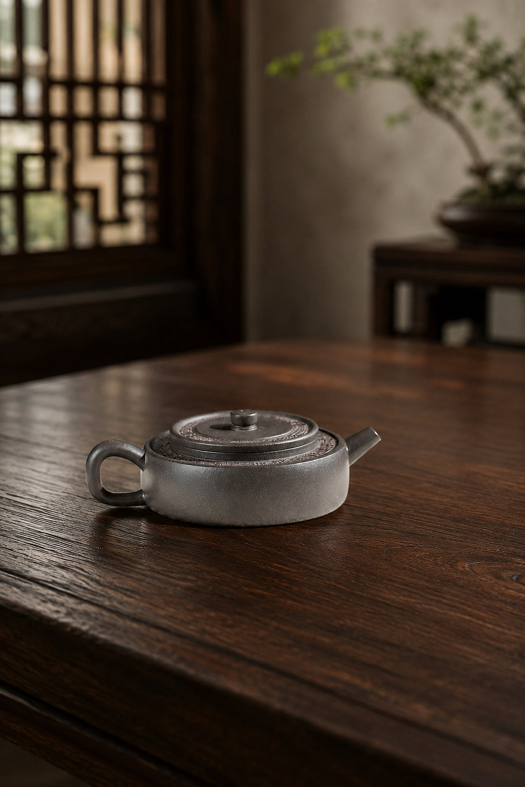 Product view 6 of 120ml Zhou Pan zisha teapot in Tianqingni Clay, No. 407