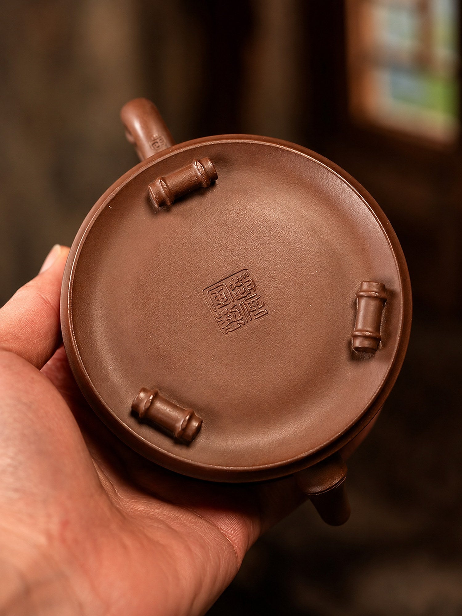 Product view 3 of 150ml Zhou Pan zisha teapot in Zini Clay, No. 398