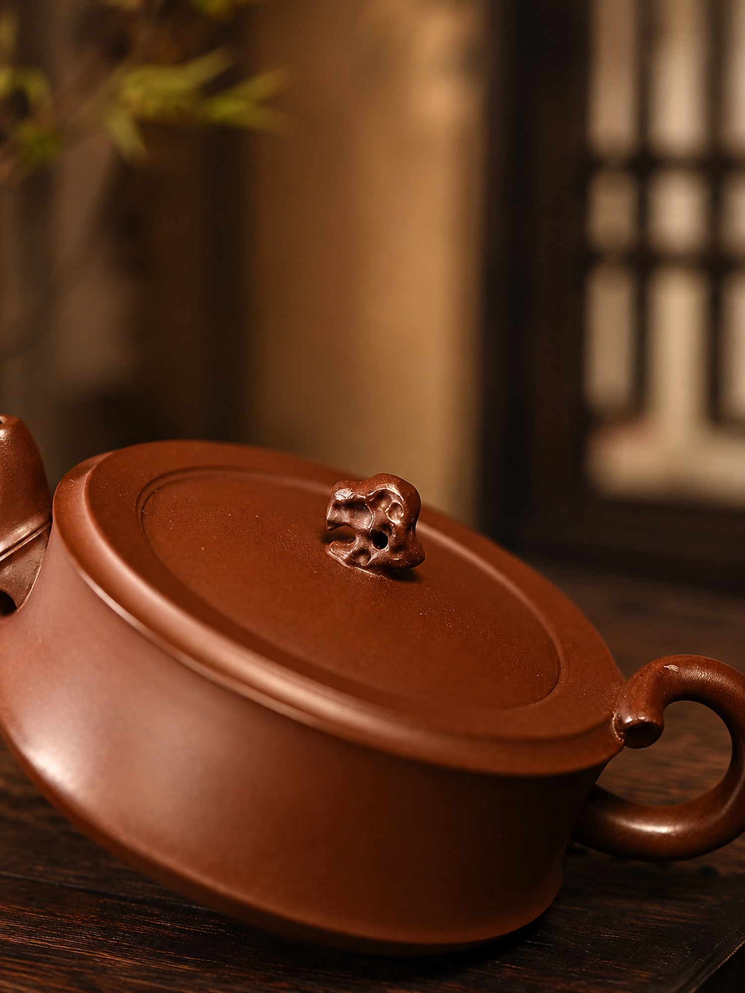 Product view 4 of 150ml Zhou Pan zisha teapot in Zini Clay, No. 398