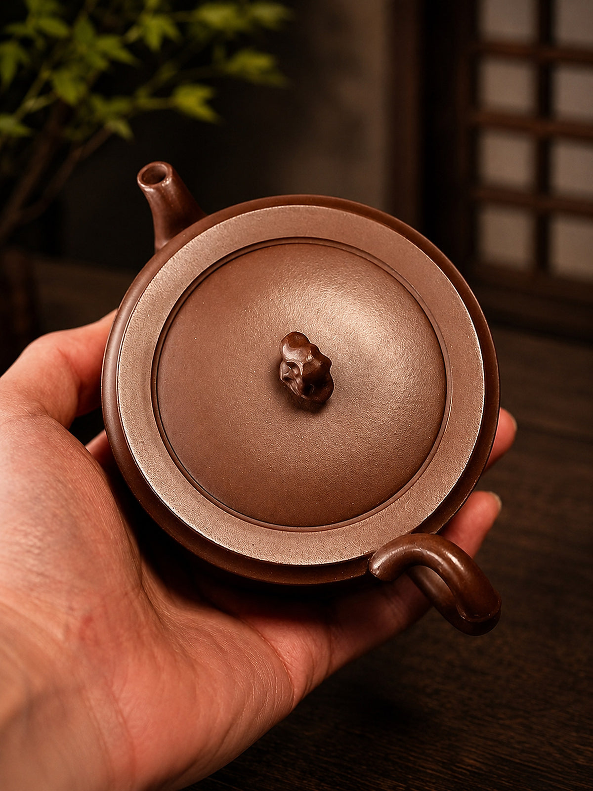 Product view 8 of 150ml Zhou Pan zisha teapot in Zini Clay, No. 398