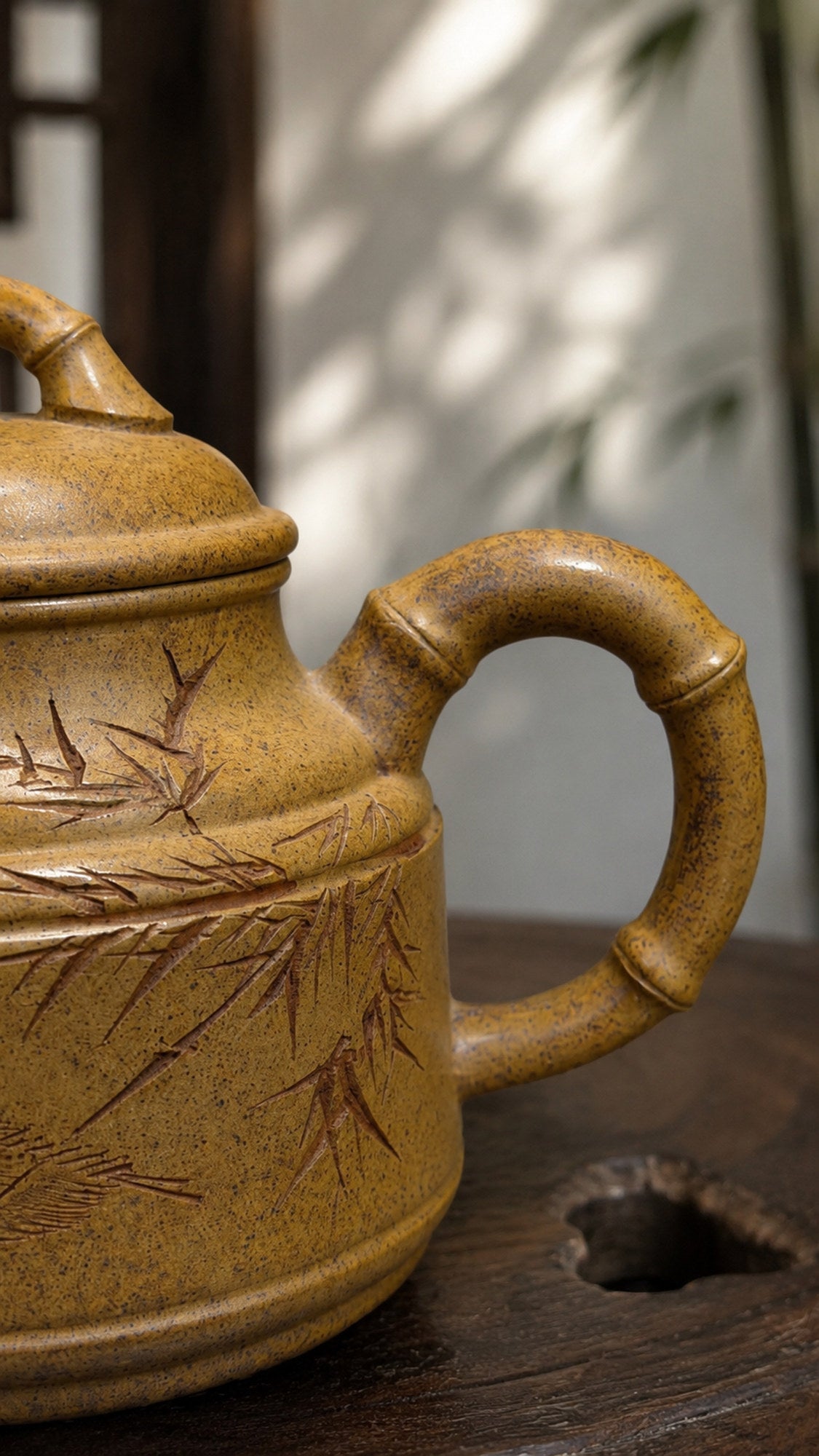 Product view 5 of 260ml Zhu Ding zisha teapot in Golden Duanni Clay, No. 182