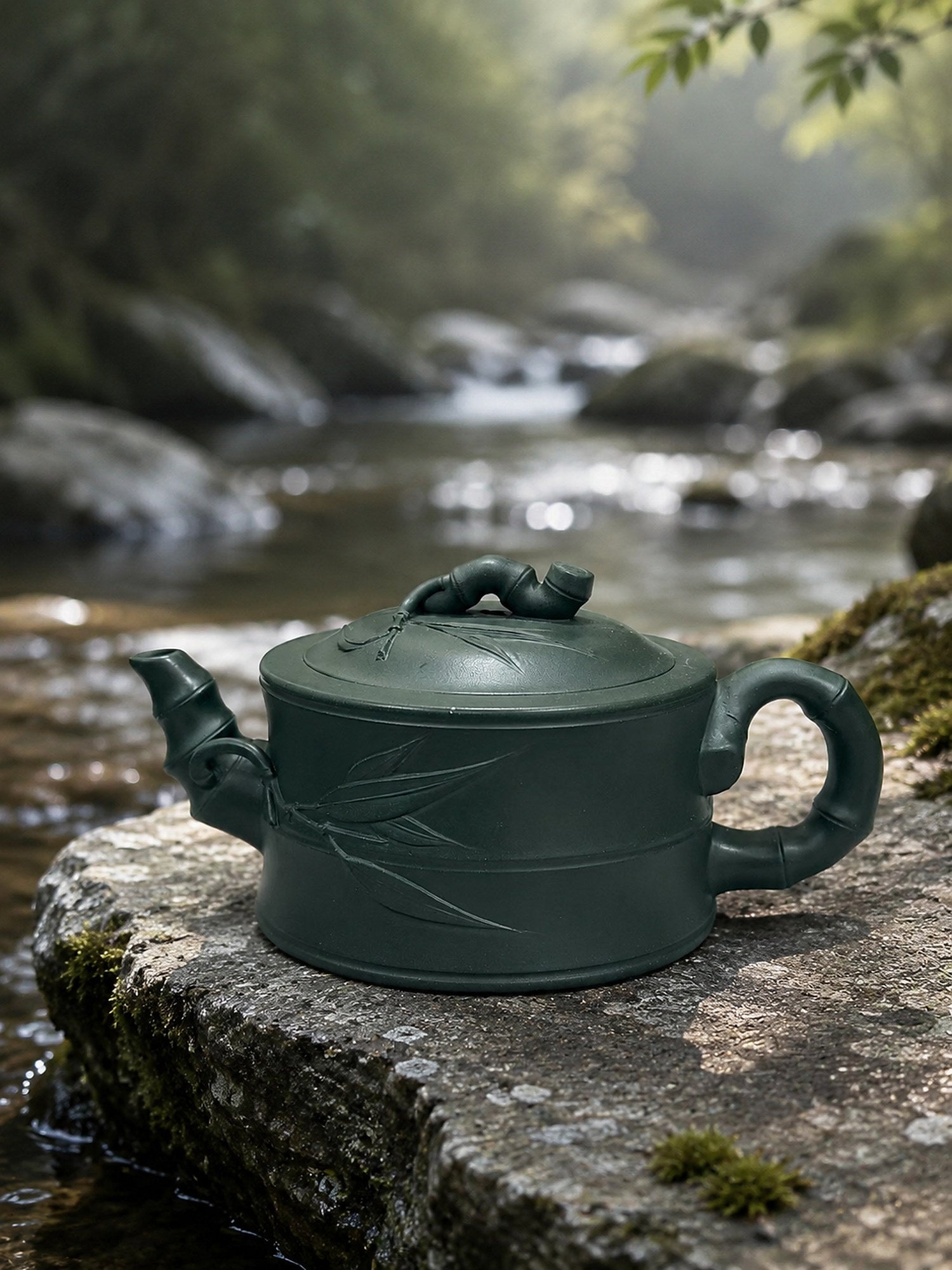 Product view 1 of 180ml Zhu Duan zisha teapot in Luni Clay, No. 128