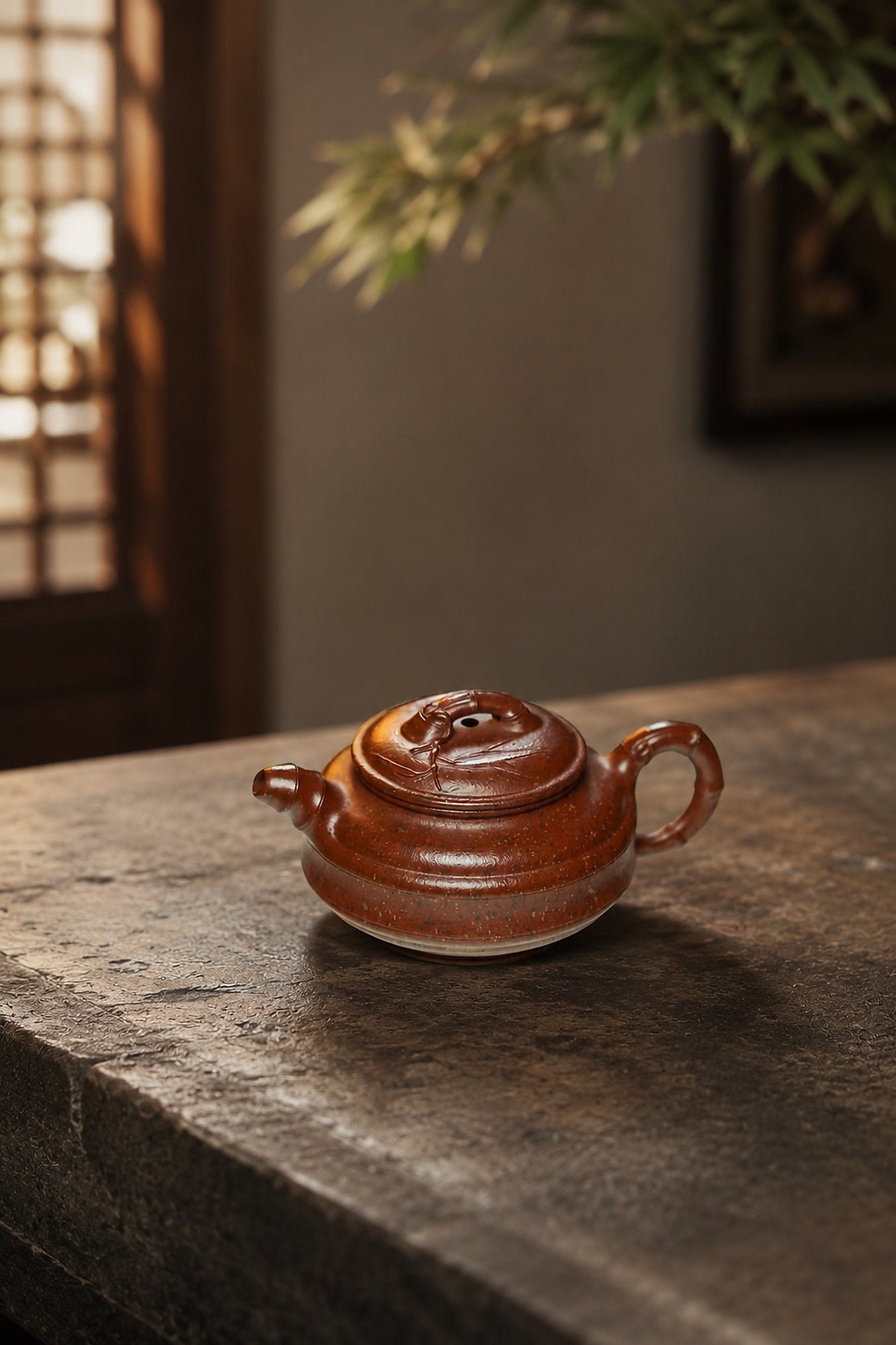 Product view 3 of 130ml Zhu Gu zisha teapot in Aged Zini Clay, No. 240