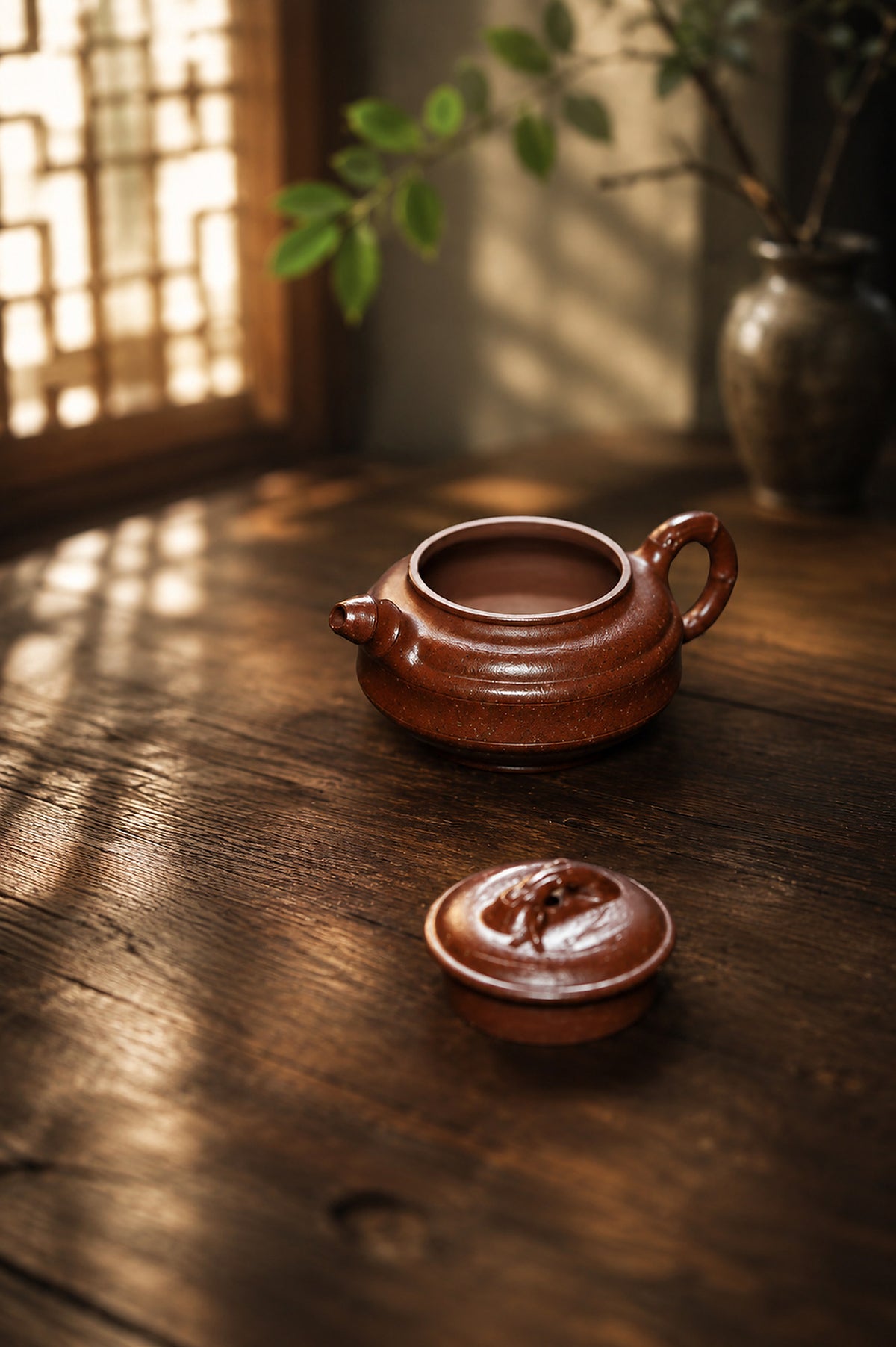 Product view 7 of 130ml Zhu Gu zisha teapot in Aged Zini Clay, No. 240